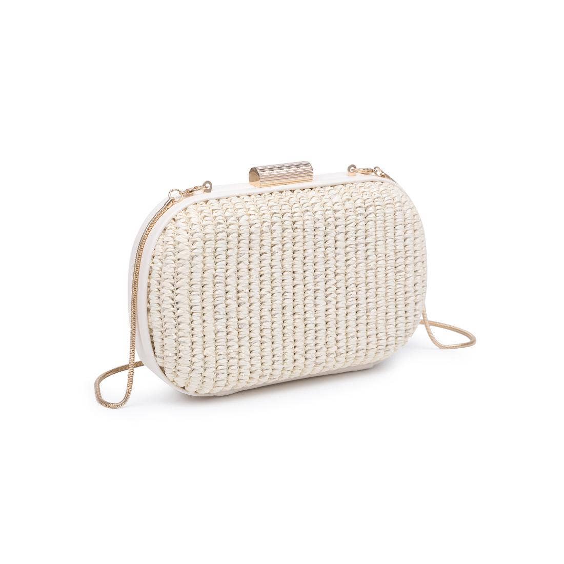Alix Evening Bag: Ivory