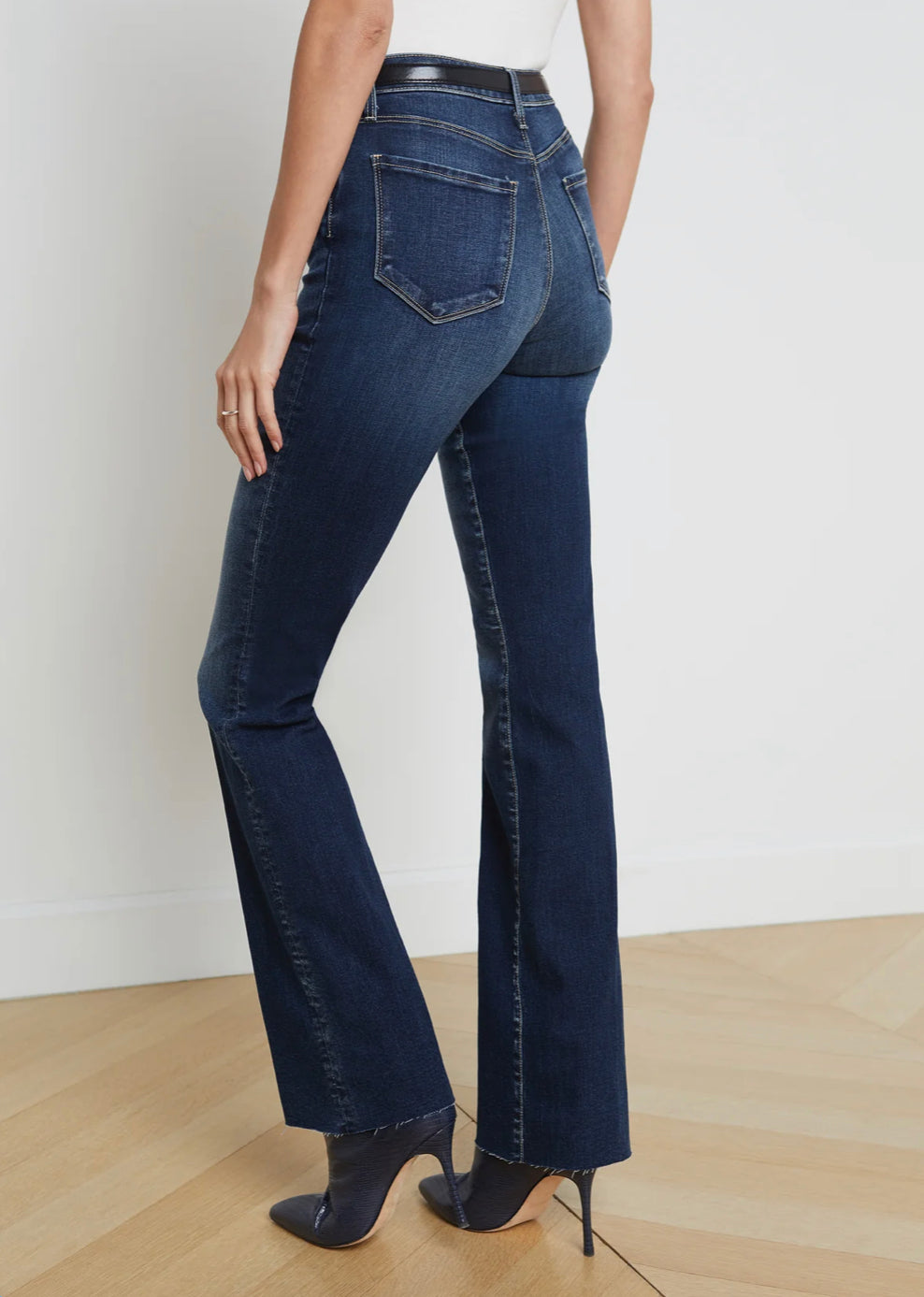 L'Agence Ruth High Rise Straight-Apparel-The Life ™ Boutique | Westfield, NJ-The Life ™ Boutique | Westfield, NJ