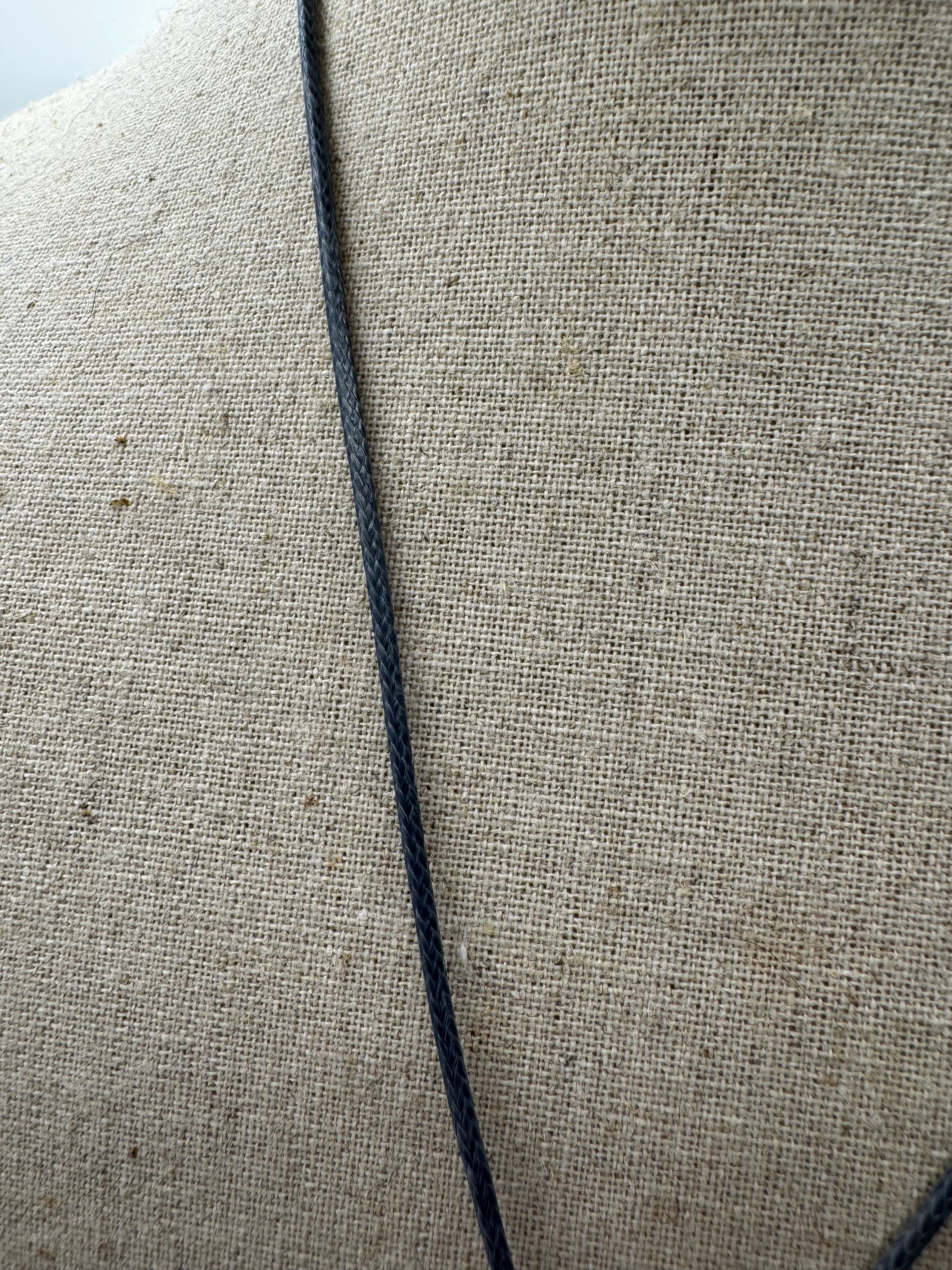 KRISTENS White Stone Bar Pendant Necklace