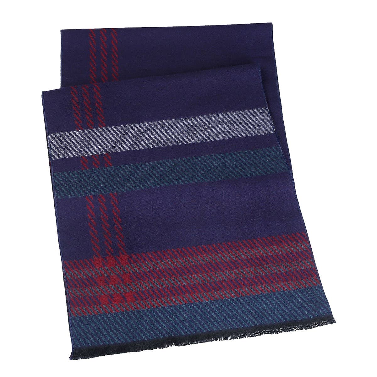 Noble Reversible Scarf: Navy / Red