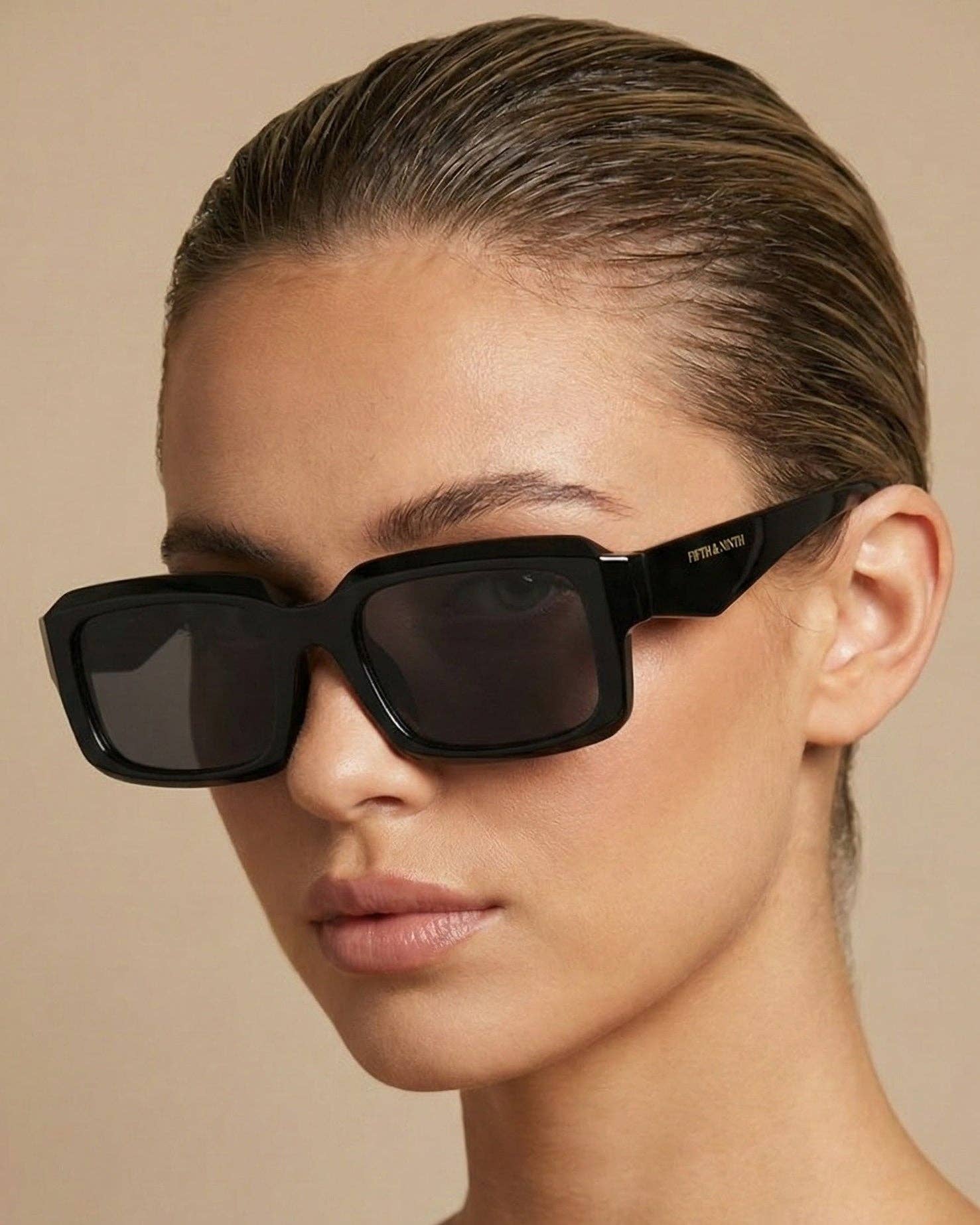 Danni Polarized Sunglasses: Brown