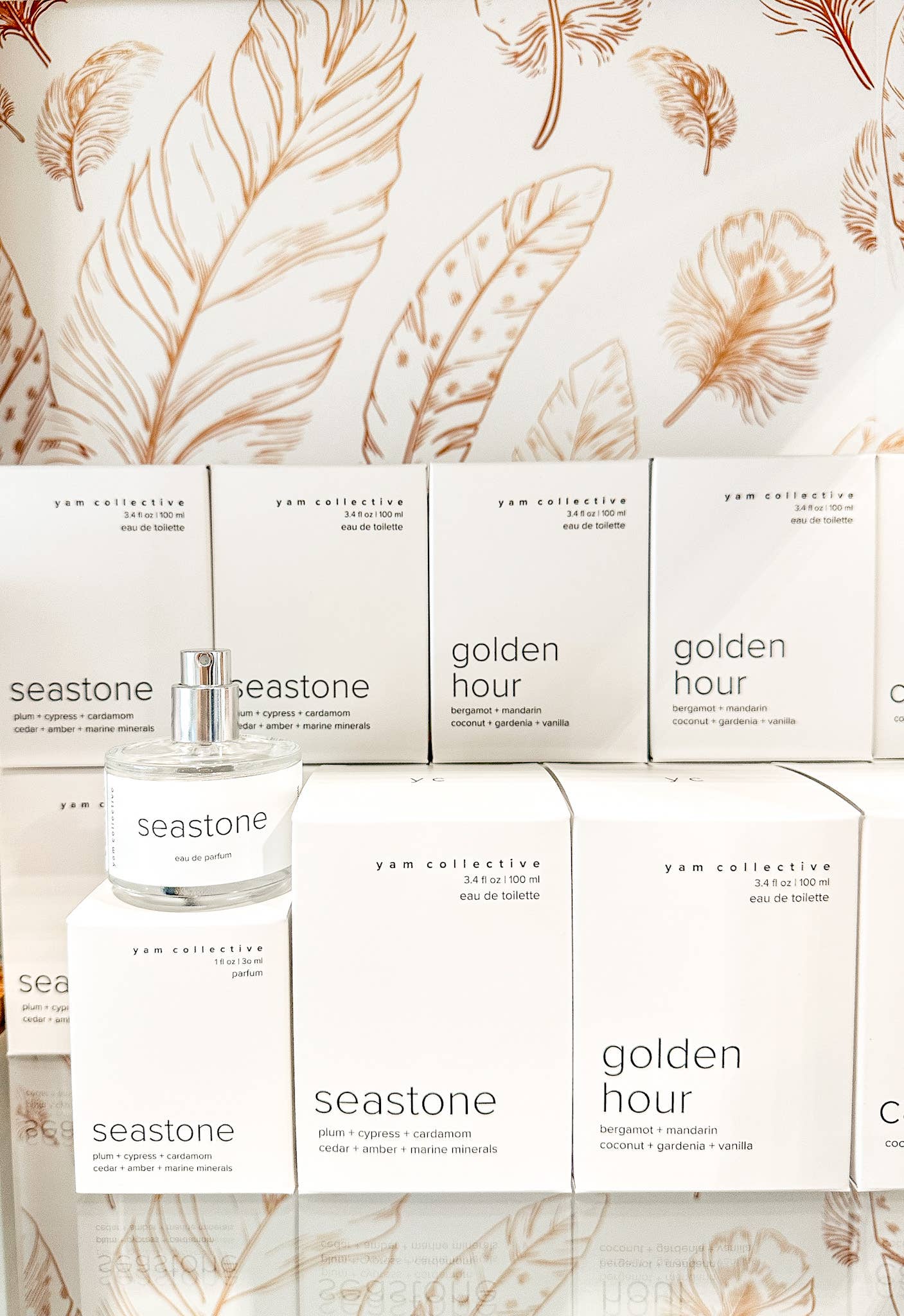 Eau de parfum: Golden Hour /mandarin, gardenia, vanilla