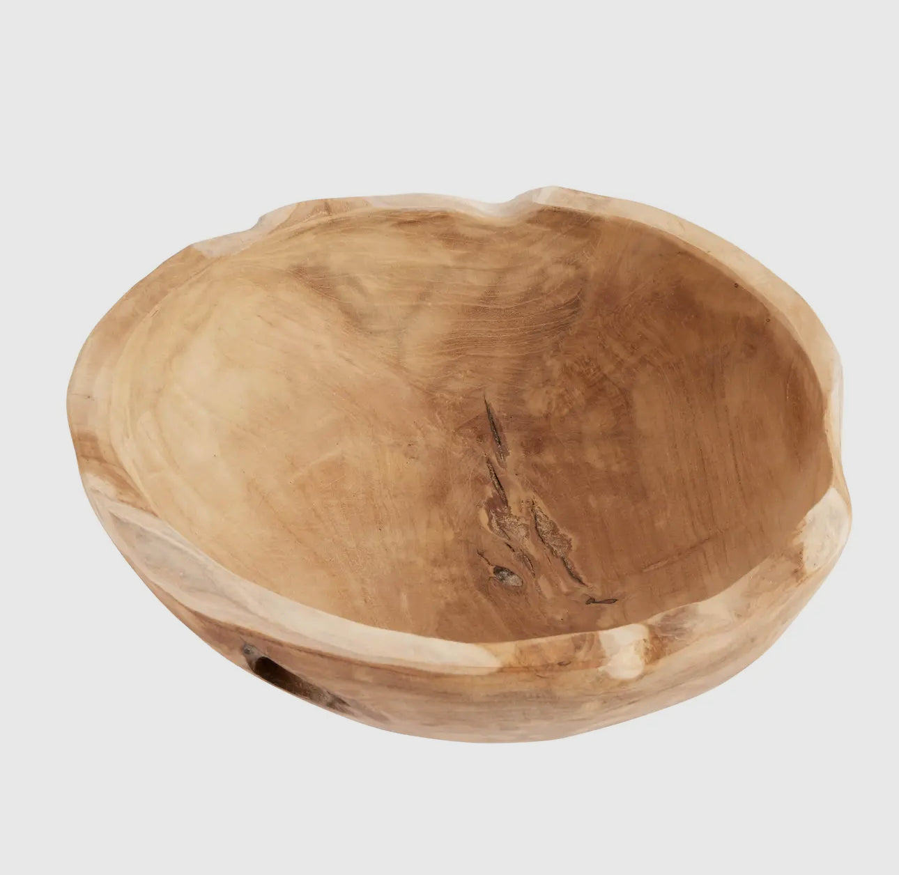 BIDK Teak Root Salad Bowl