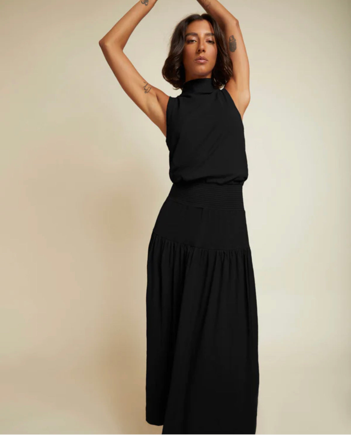 Nation Ltd Black Margot Turtleneck Tank Dress-Apparel-The Life ™ Boutique | Westfield, NJ-The Life ™ Boutique | Westfield, NJ