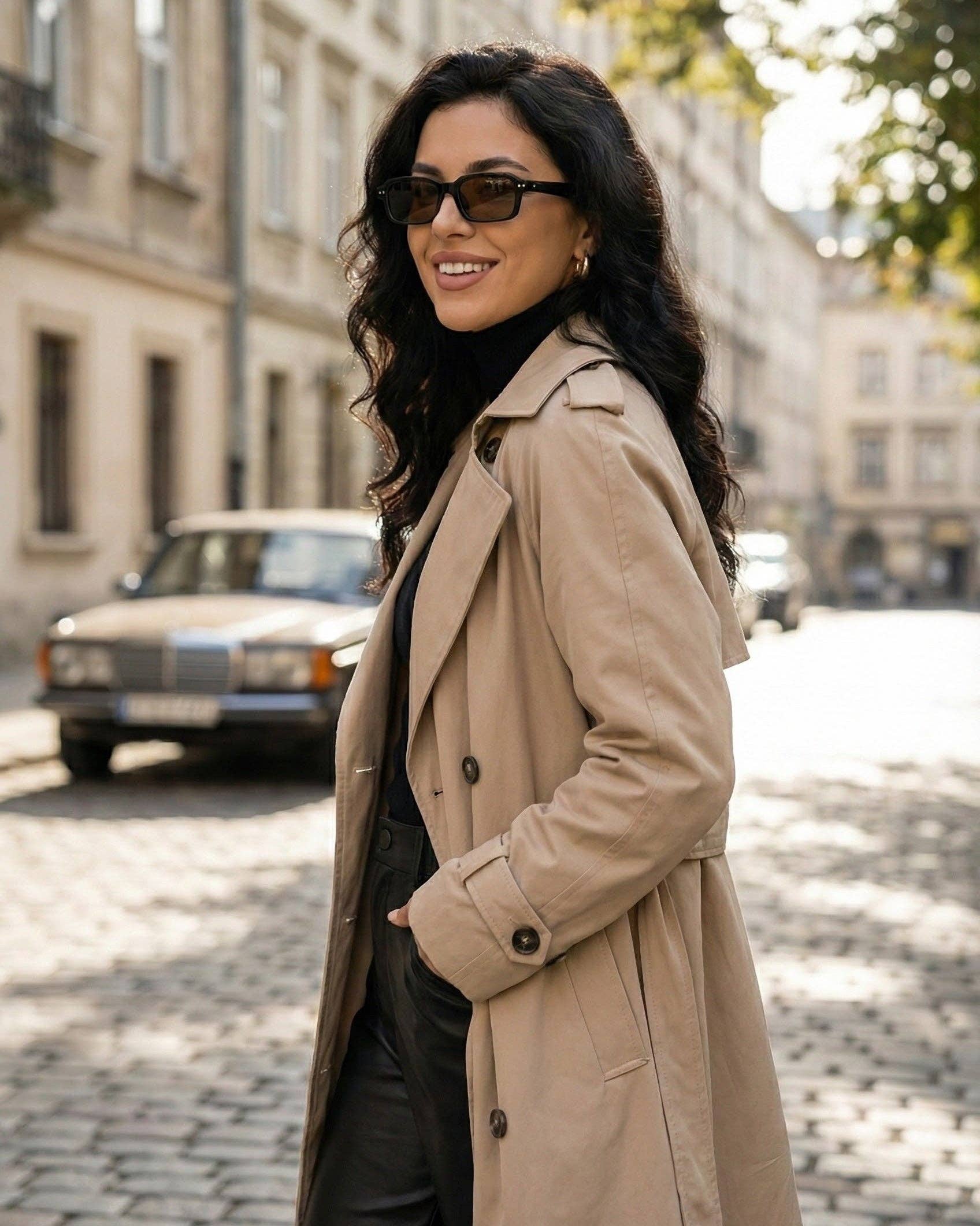 Cali: Transparent Moss / Polarized + 100% UV Protection