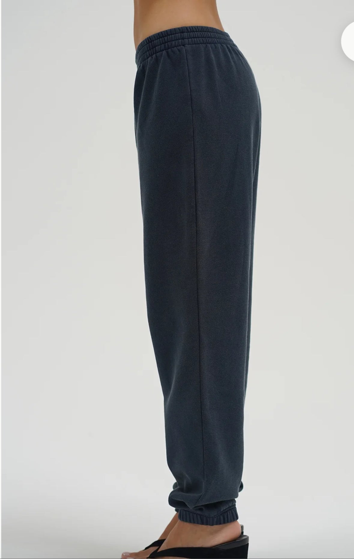 LNA Aspyn Jogger- Stone Wash Navy