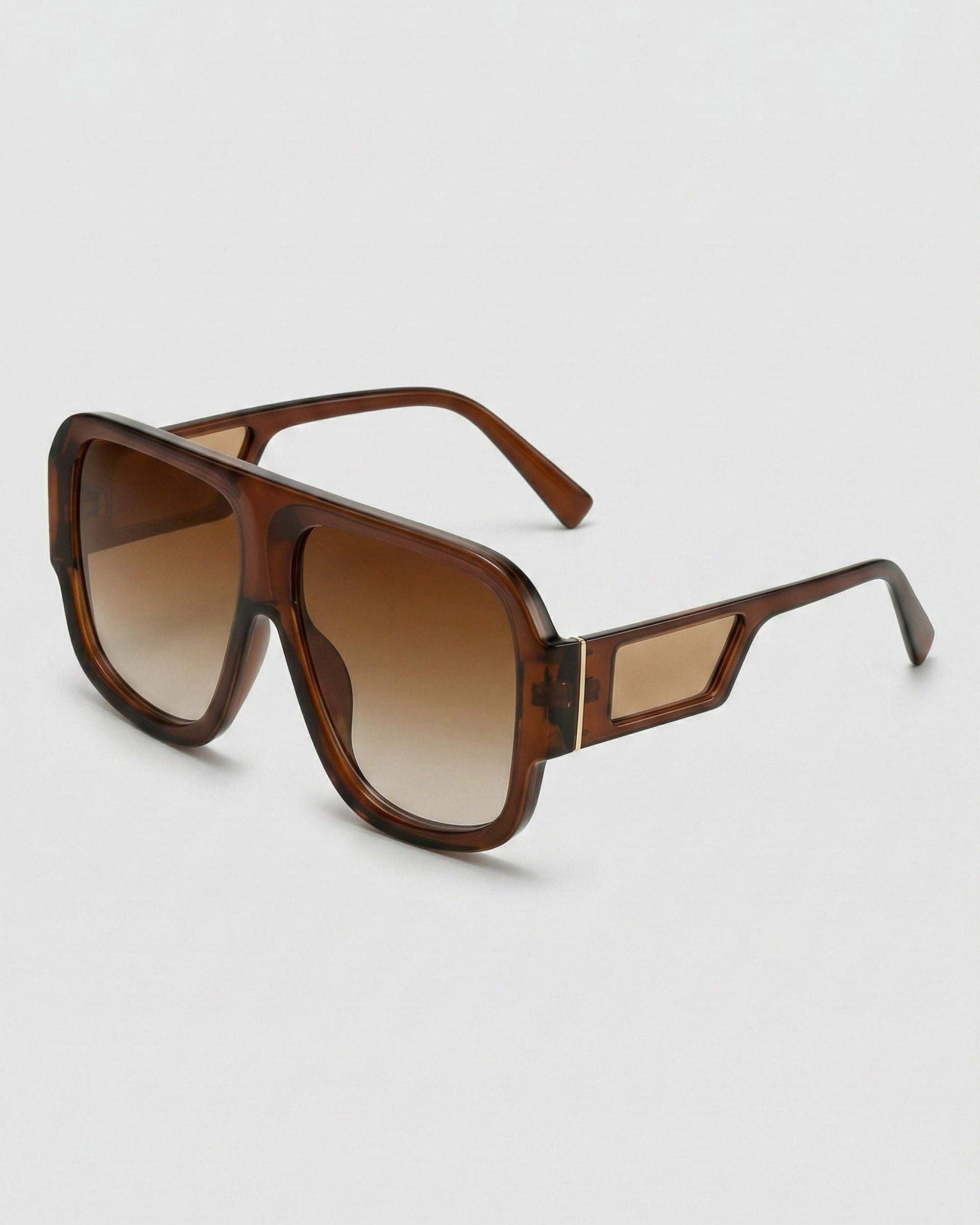 Rosie Polarized Sunglasses: Brown
