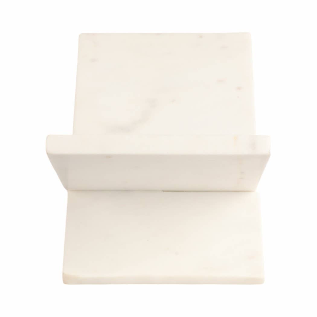 Bookstand in White Marble 14 in.