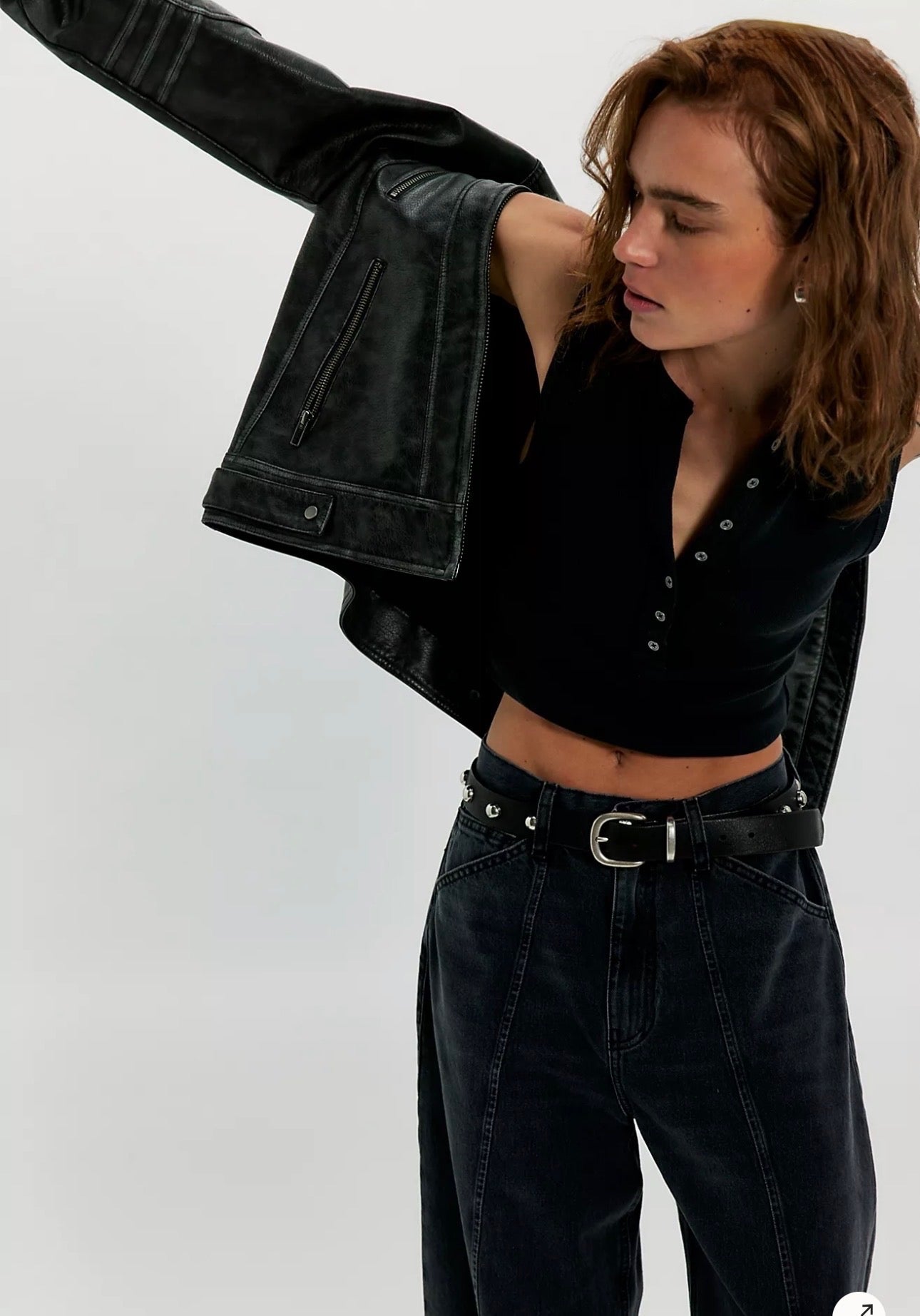 FREE PEOPLE Jamie Henley Tank in Black