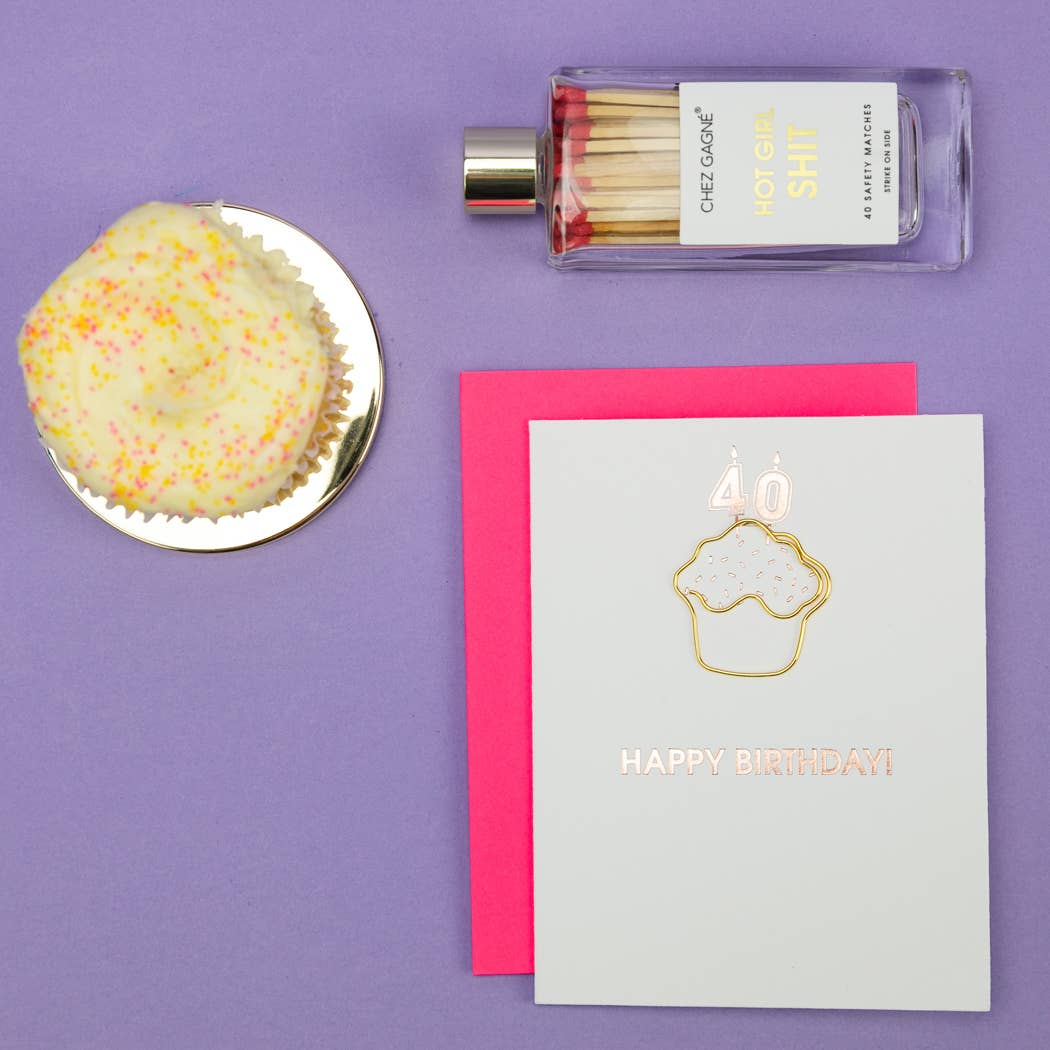 Hot Girl Shit - Glass Bottle Safety Matches - Red