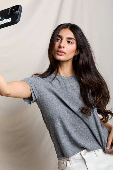PERFECT WHITE TEE Harley Cotton Boxy Crewneck Tee