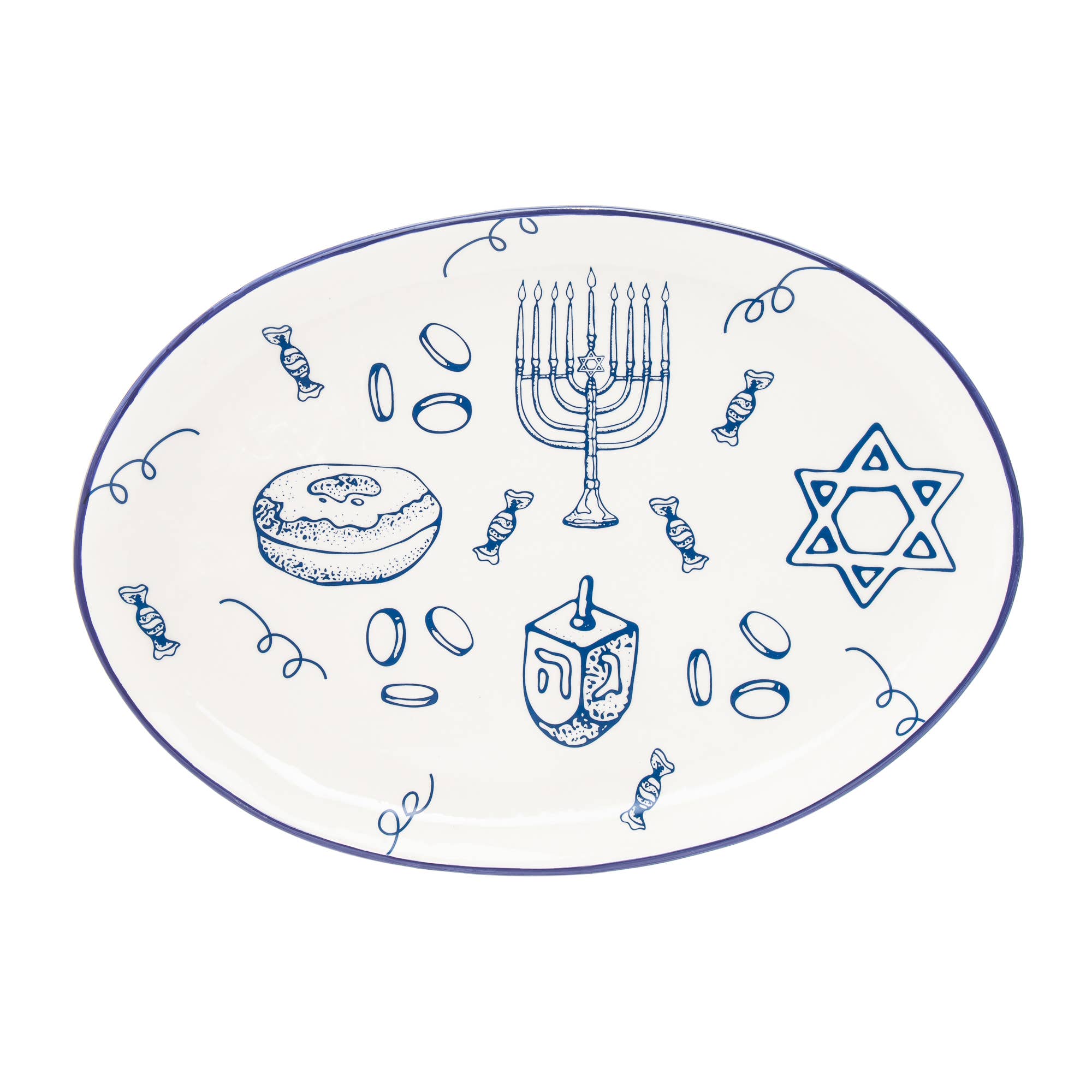 Hanukkah 16" Serving Tray