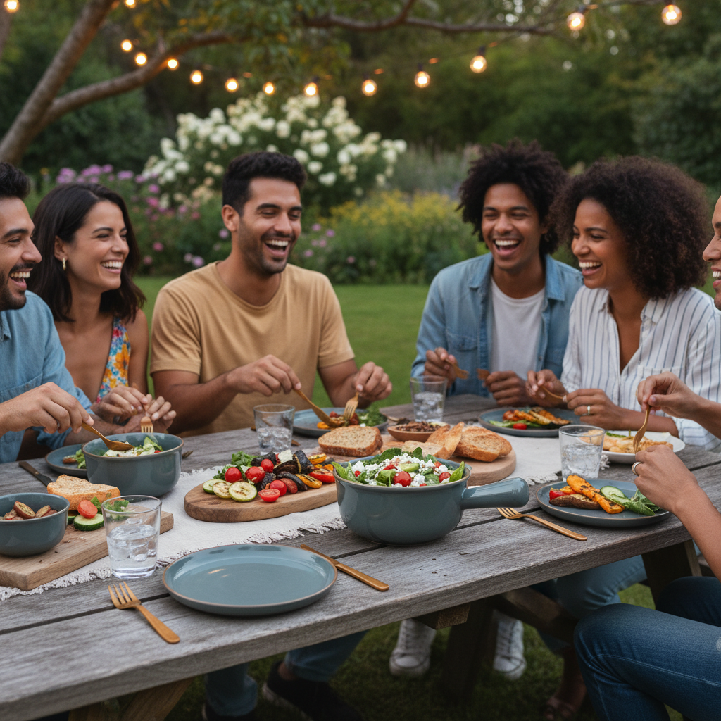 VIKKO Alpine Serving Bowl, Blue, 26 oz