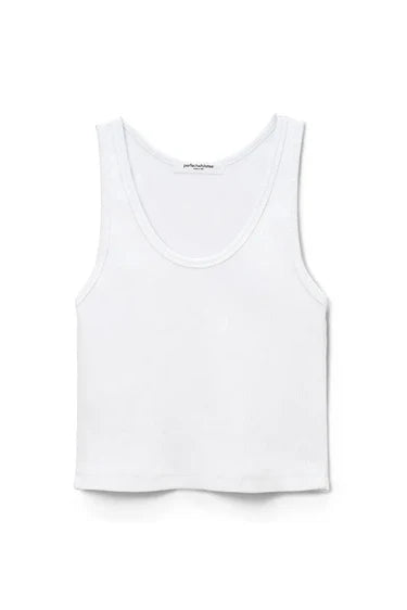 PERFECT WHITE TEE Blondie Rib Tank