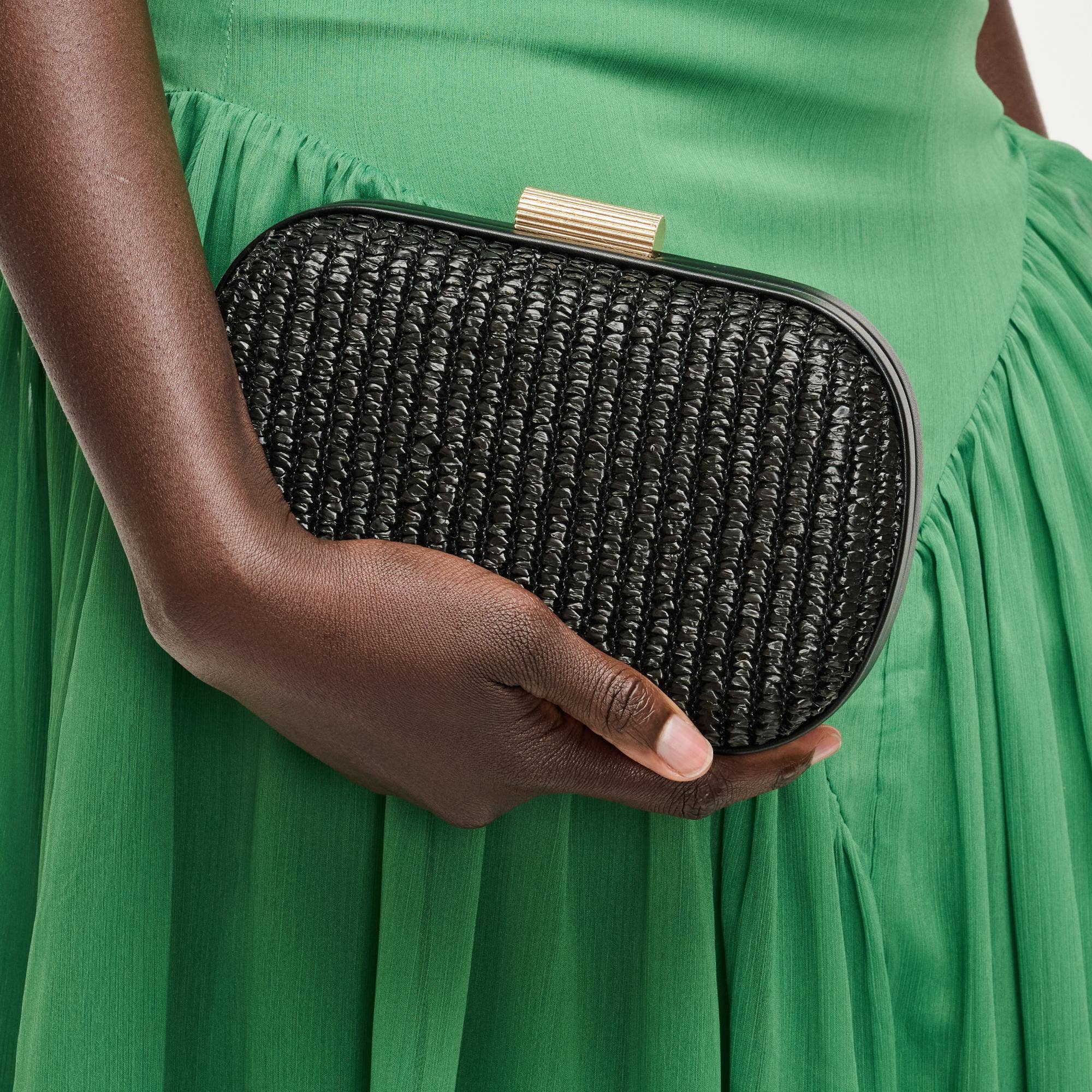 Alix Evening Bag: Ivory