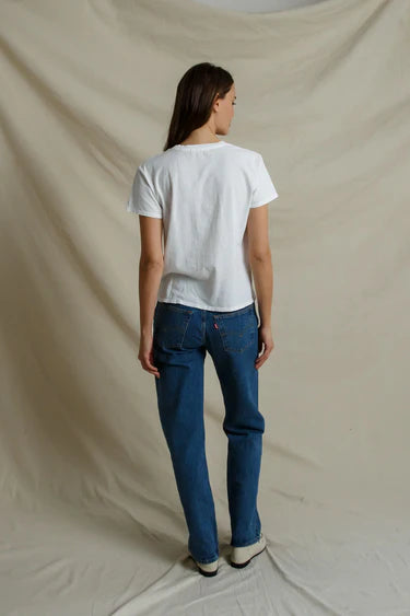PERFECT WHITE TEE Harley Cotton Boxy Crewneck Tee