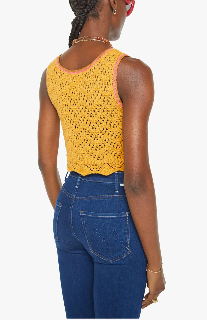 Mother-The Longline Top - Tangerine Dreams