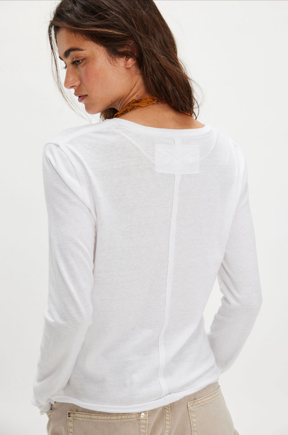 FREE PEOPLE Nova Tee Long Sleeve
