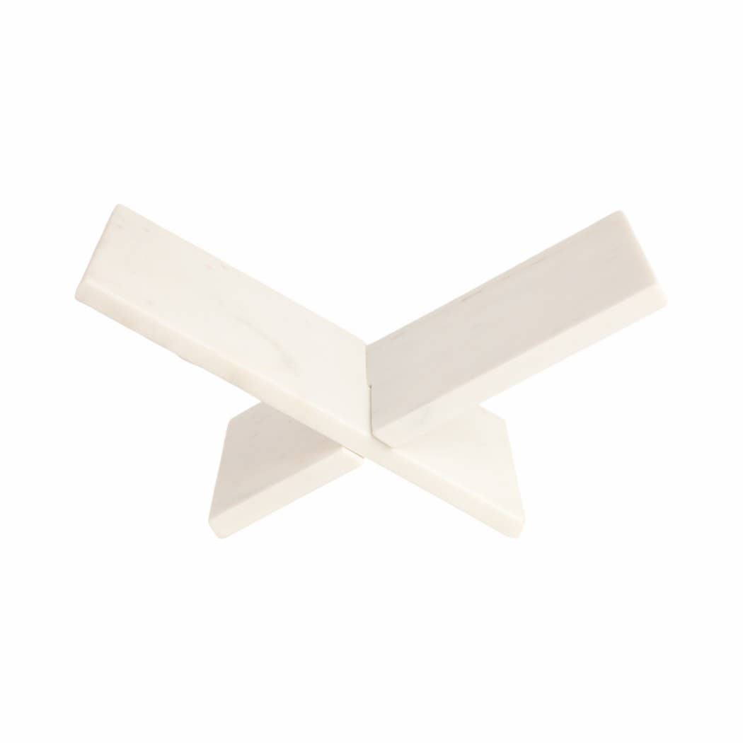 Bookstand in White Marble 14 in.