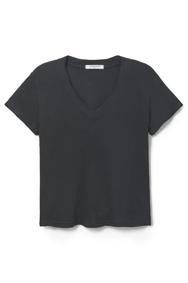 PERFECT WHITE TEE Hendrix Cotton Boxy V Neck Tee