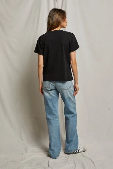 PERFECT WHITE TEE Hendrix Cotton Boxy V Neck Tee