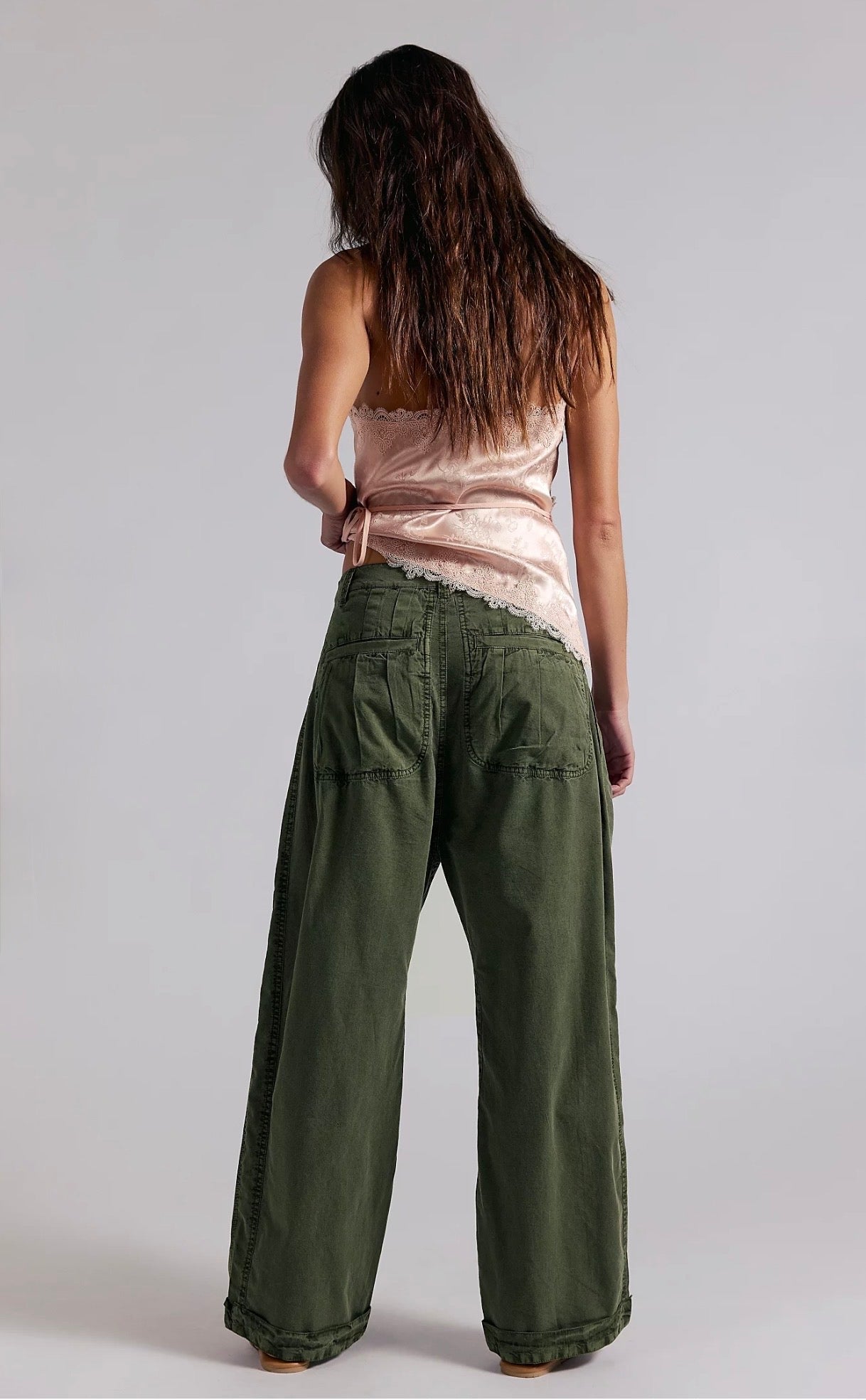 FREE PEOPLE Clover Dropped Trousers/Adventurer