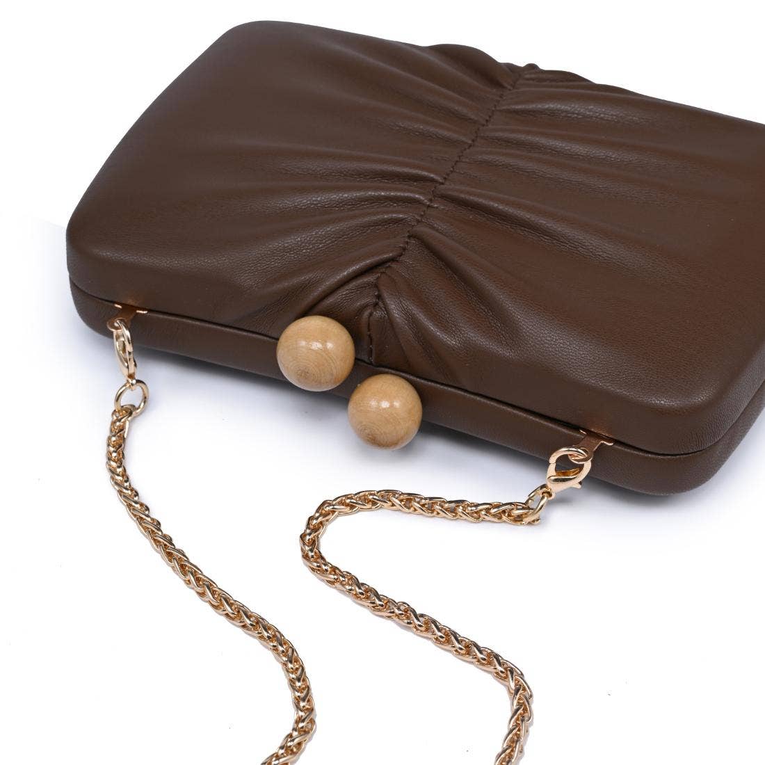 Gianna Evening Bag: Chocolate