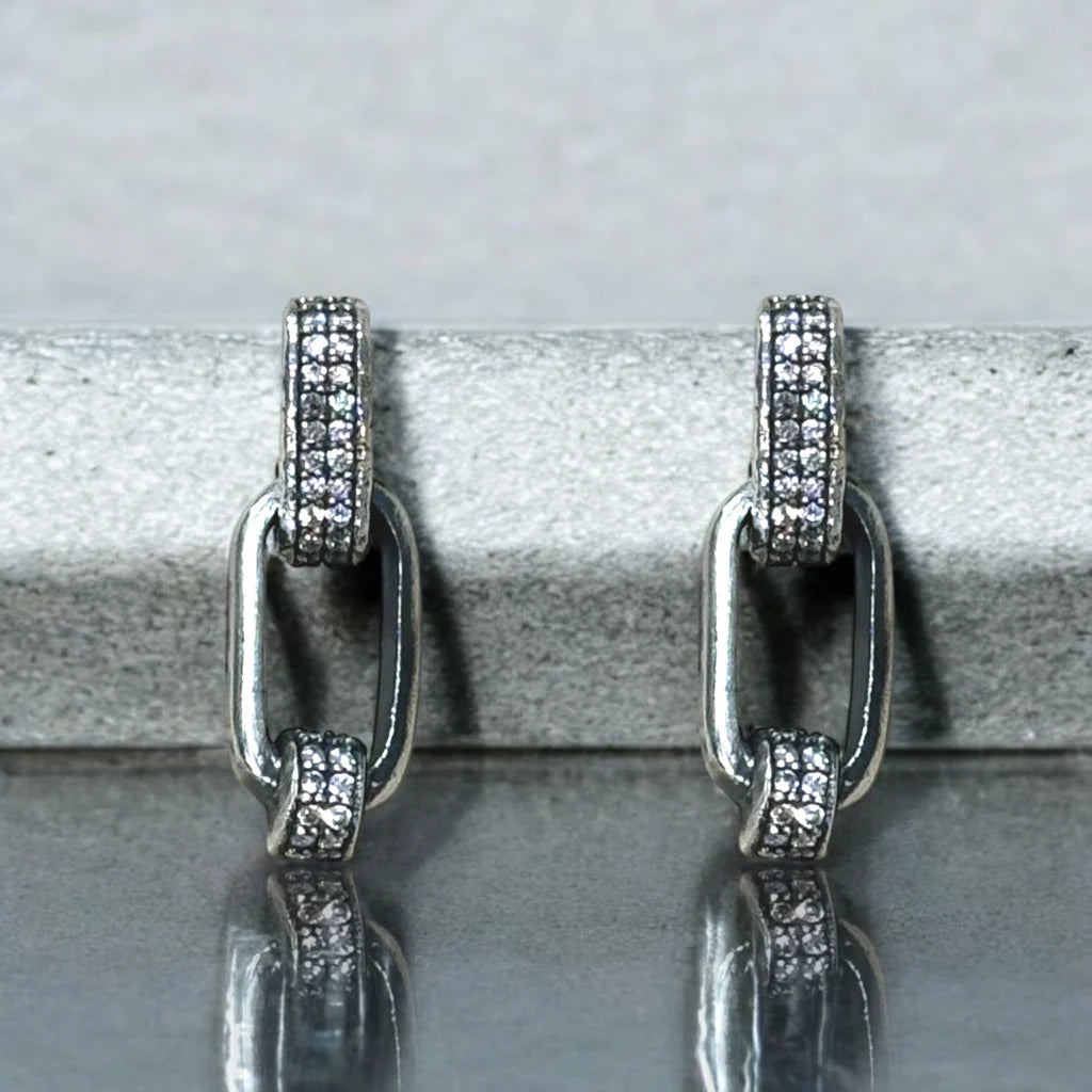 TAT2 DESIGNS Vintage Silver Elise Earrings