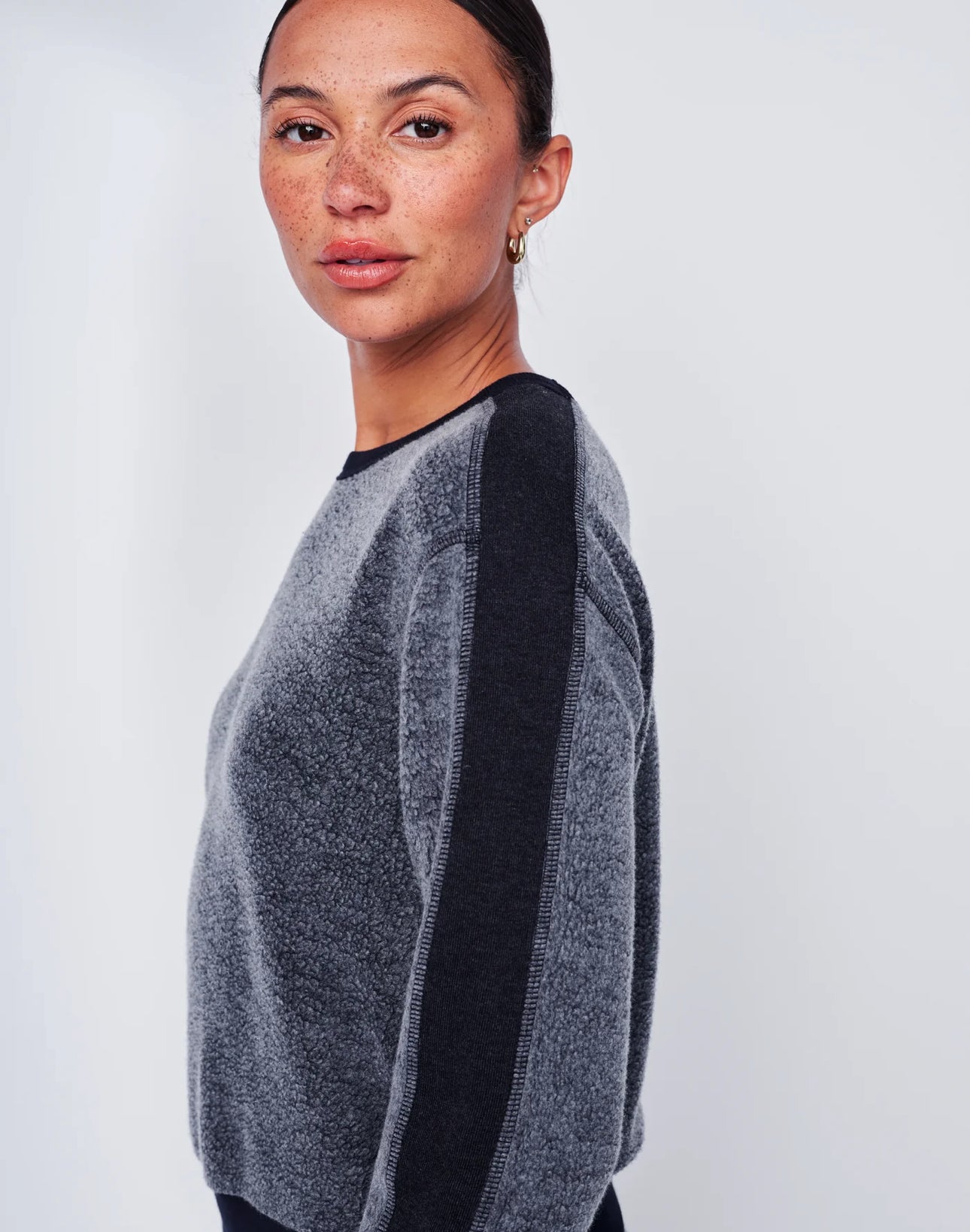 STATESIDE Plush Fleece Crewneck Pullover