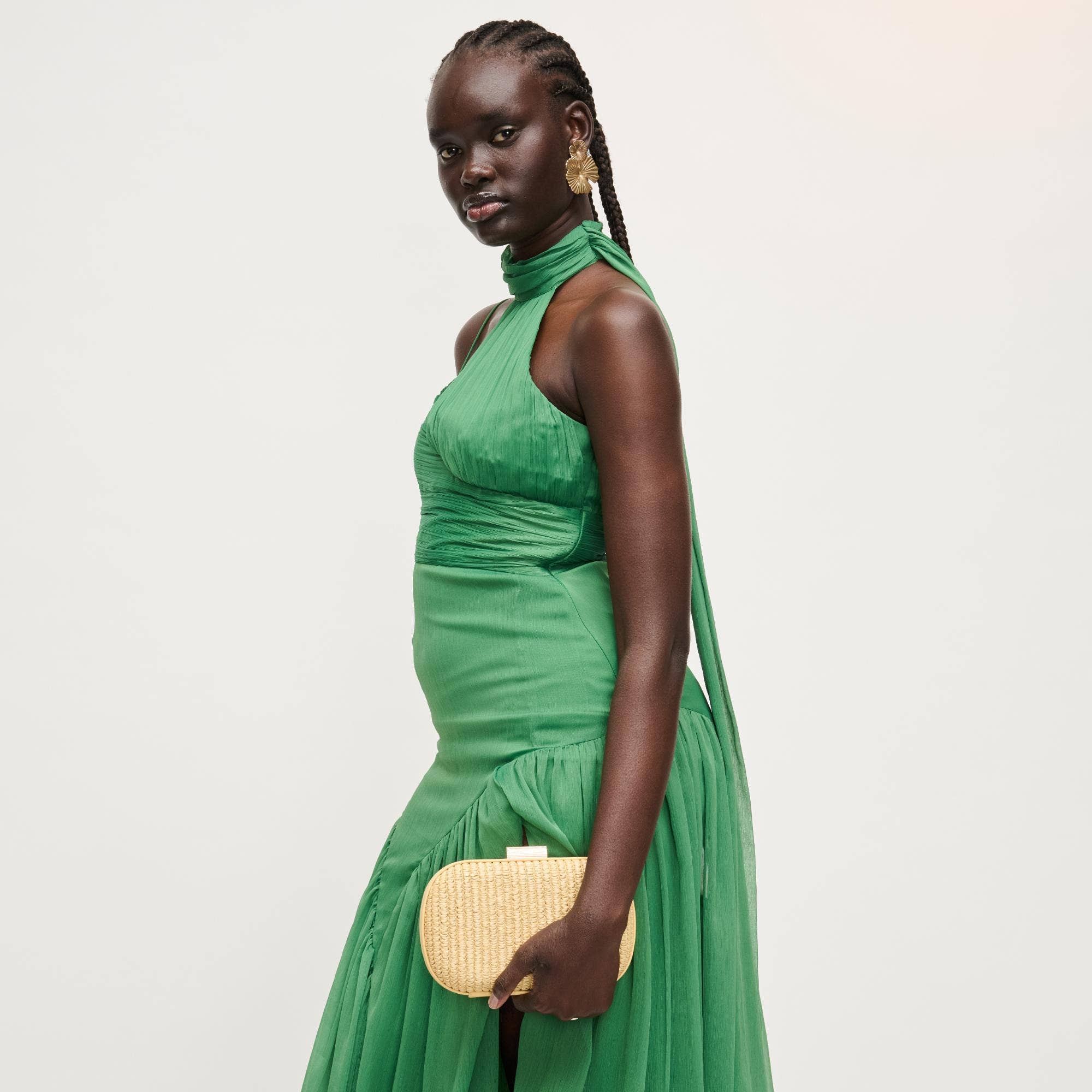 Alix Evening Bag: Chocolate