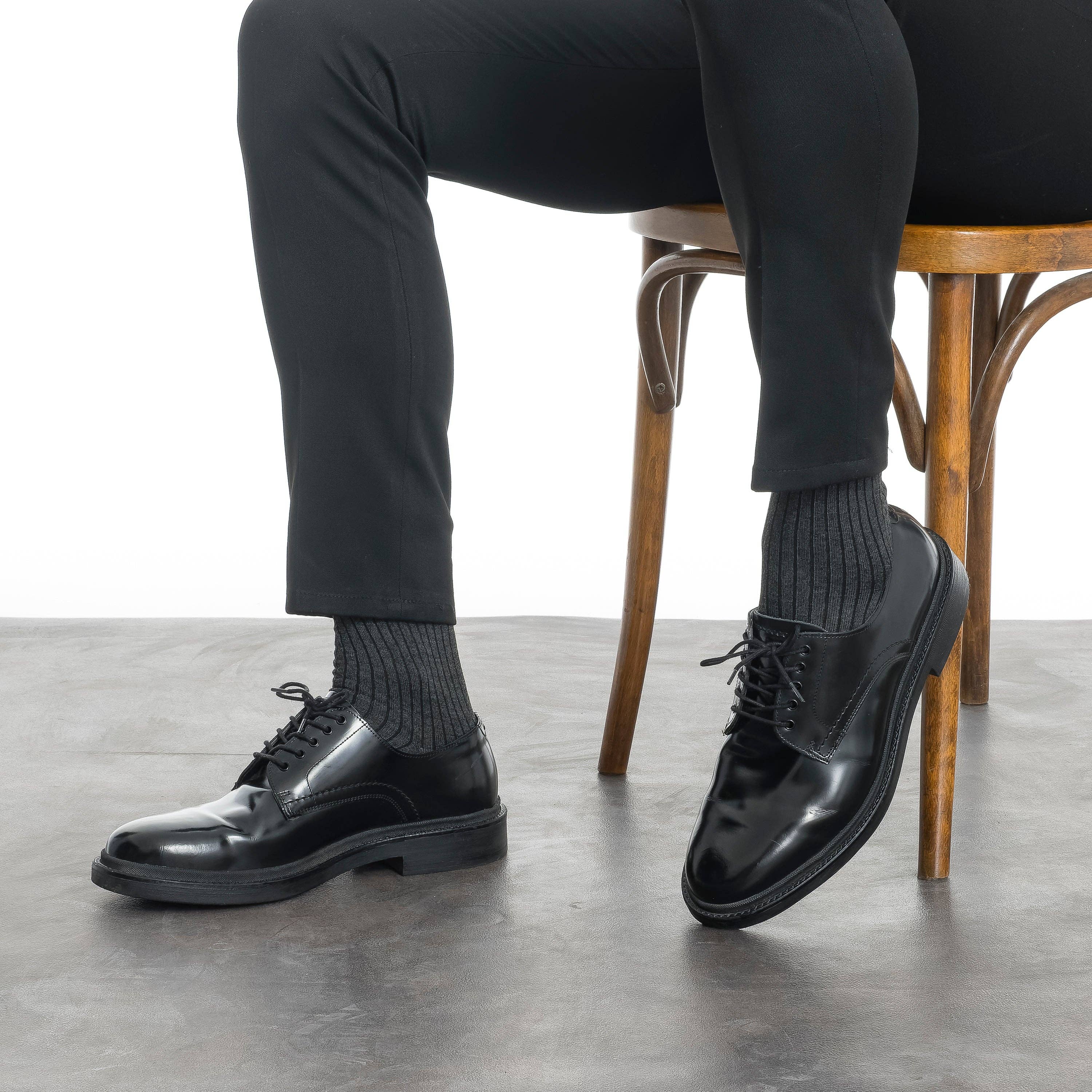 Bambooven Men’s Bamboo Dress & Trouser Socks  6 Pairs (419)