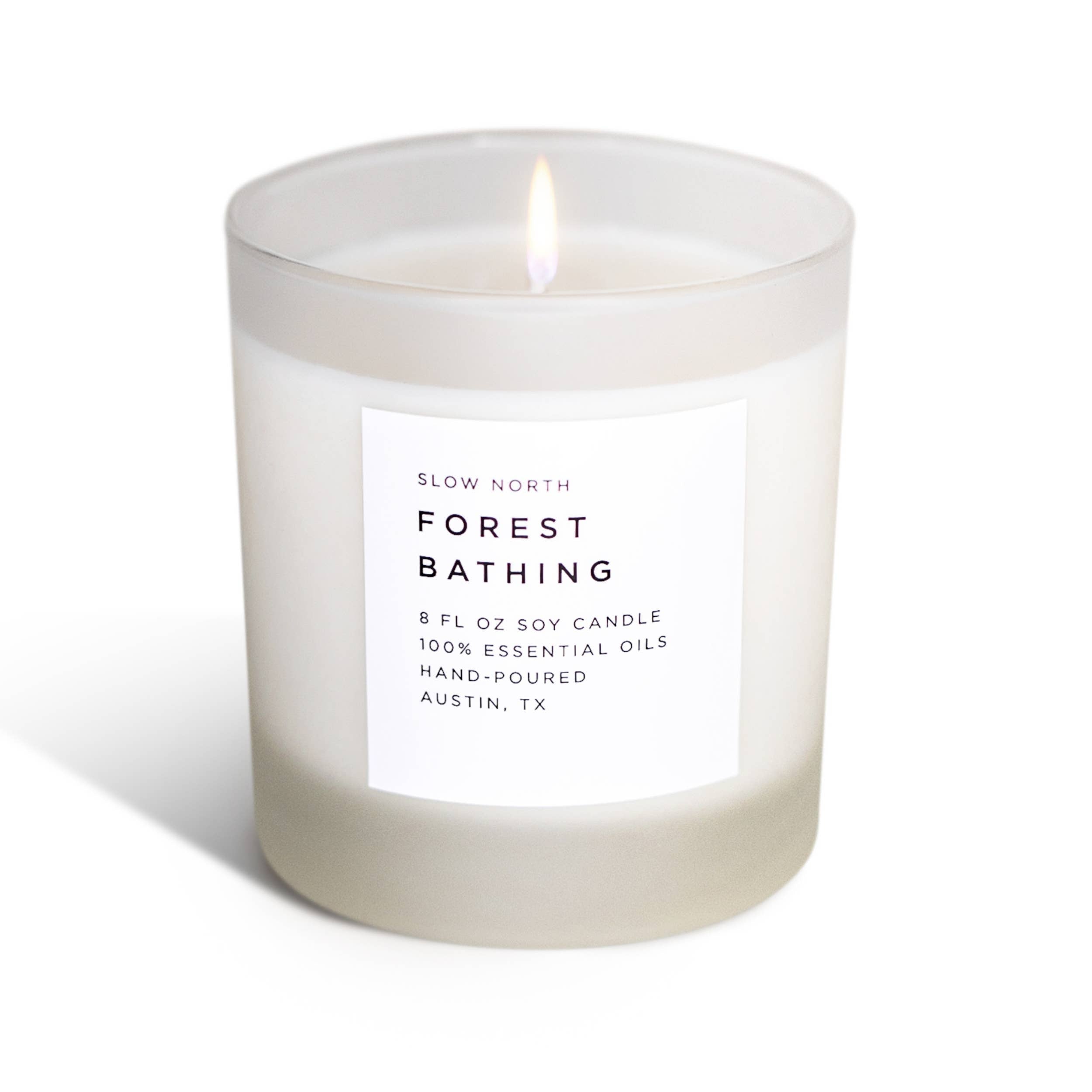 SLOW NORTH Forest Bathing (Fir, Patchouli, Pine) Non-Toxic Candle