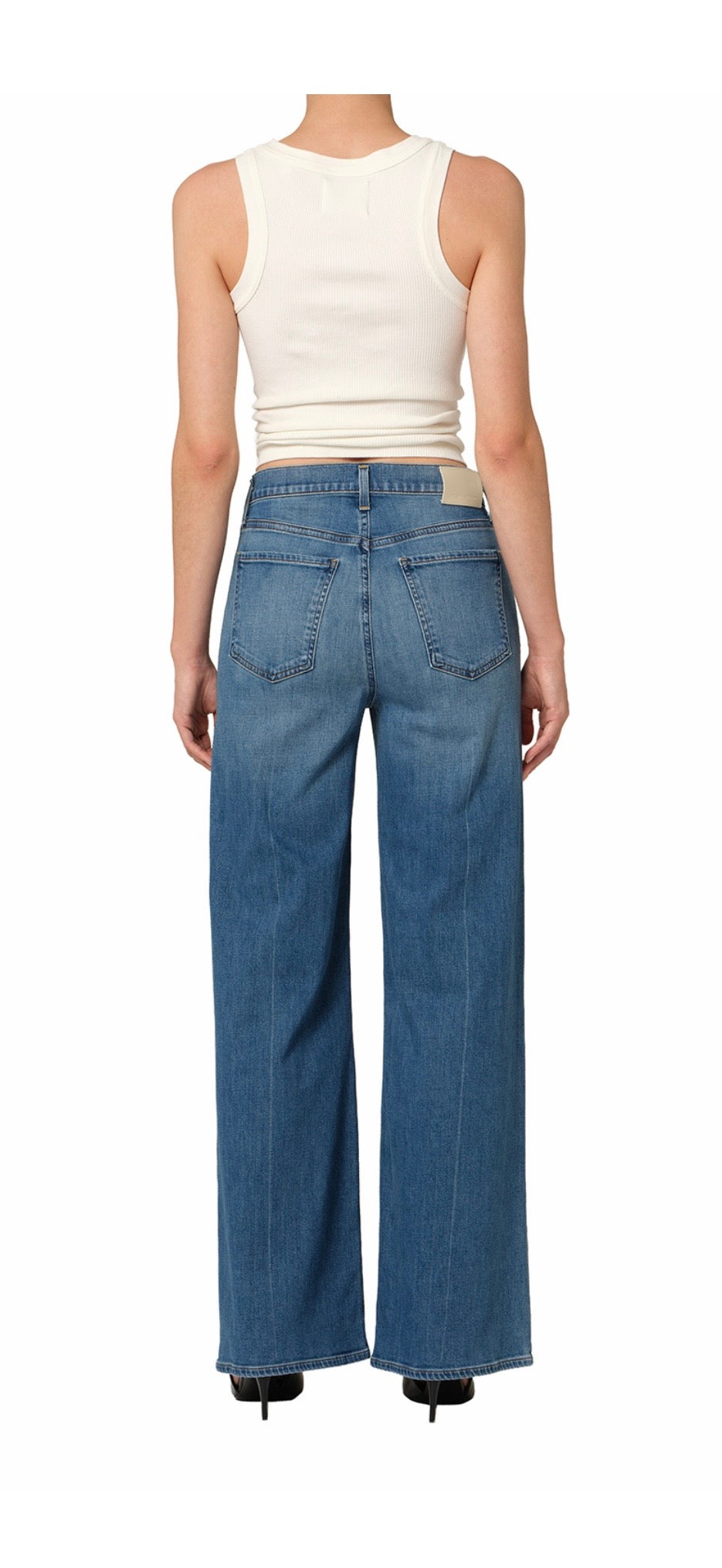 CITIZENS OF HUMANITY Lyra High Rise Wide Leg Jeans in Candle Light