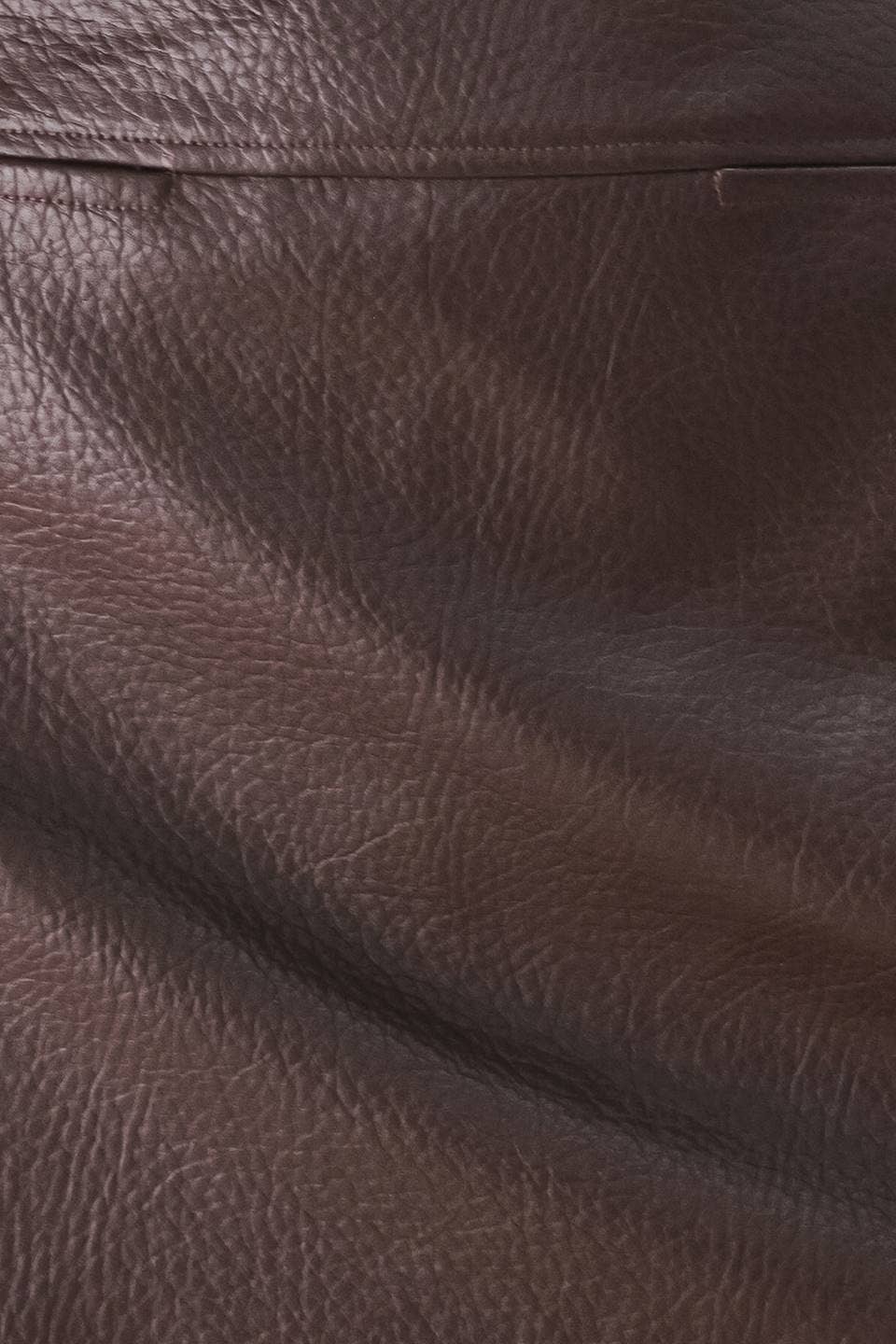 *PREORDER* FLYING TOMATO Brown Faux Leather Skort