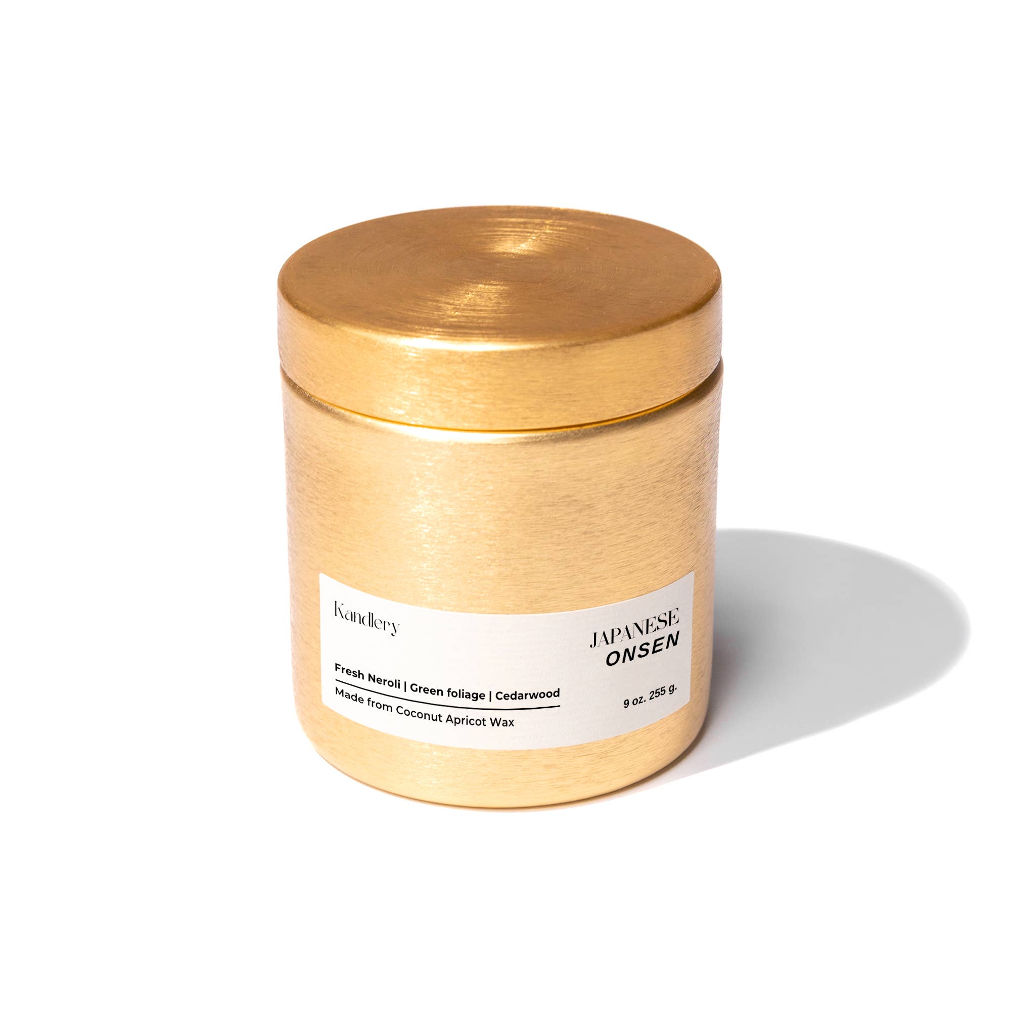 Japanese Onsen | Bergamot Neroli Cedarwood | Luxury Candle: 9 oz / Wood Wick