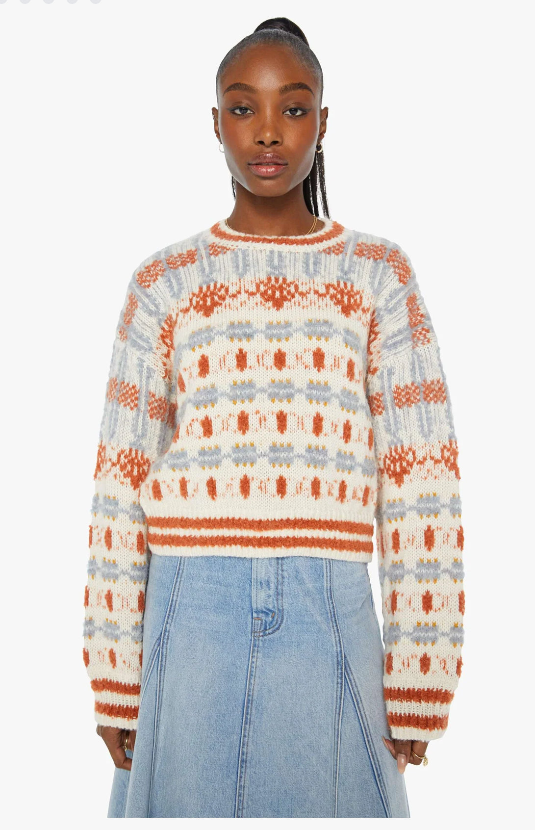 MOTHER The Long Drop Pullover