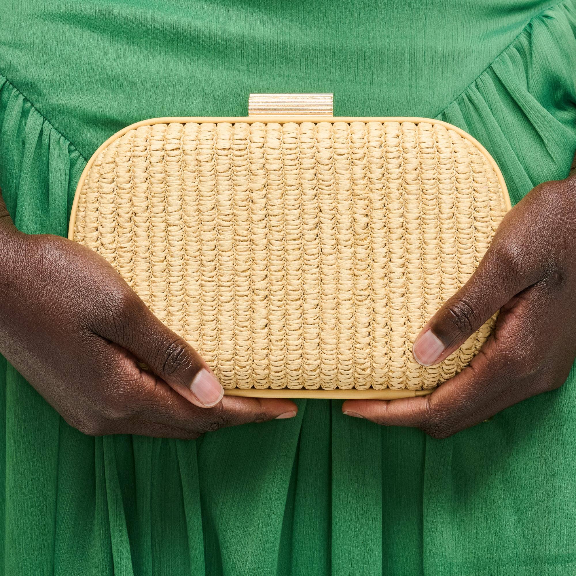Alix Evening Bag: Ivory