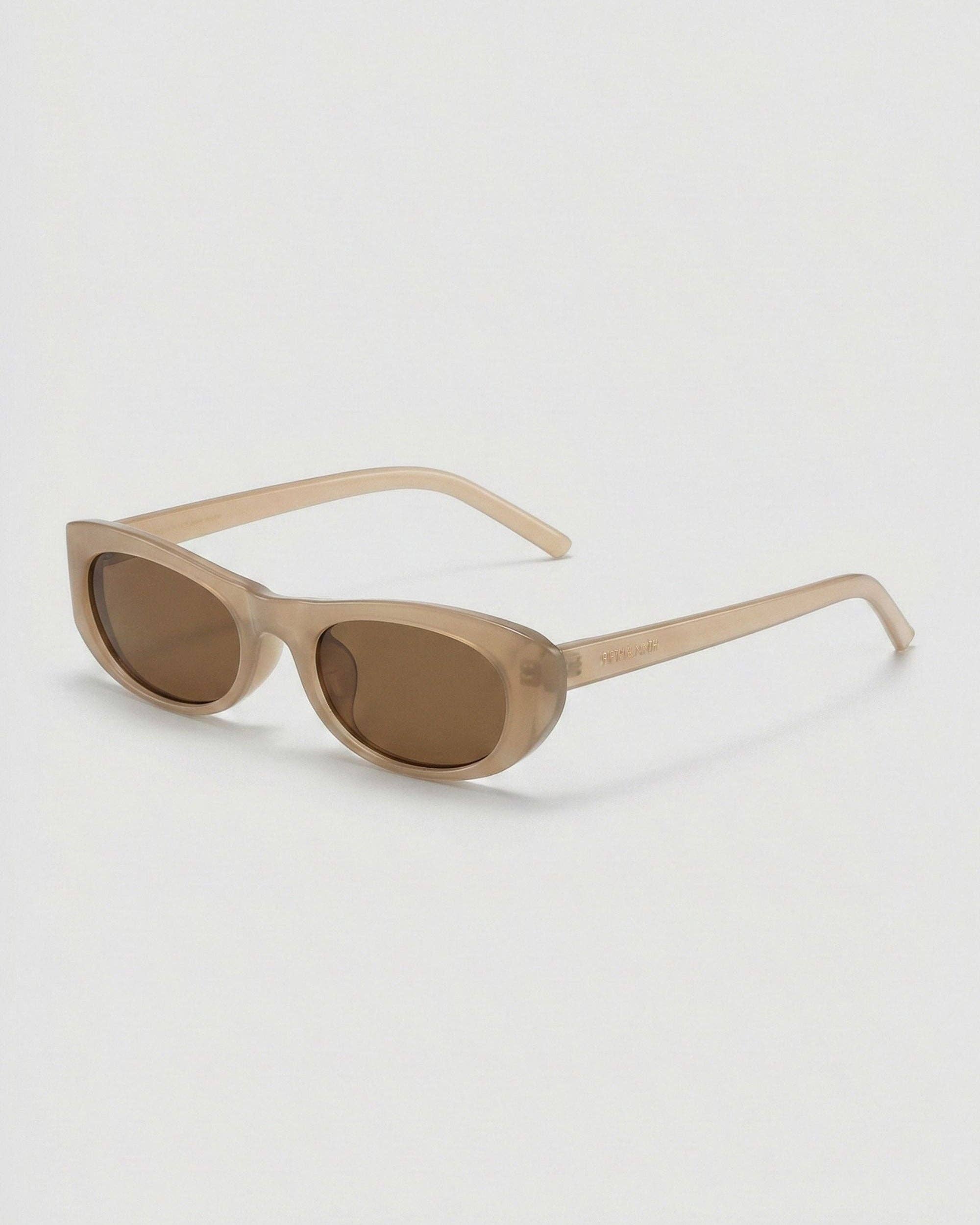 Nina Polarized Sunglasses: White / 100% UV Protection
