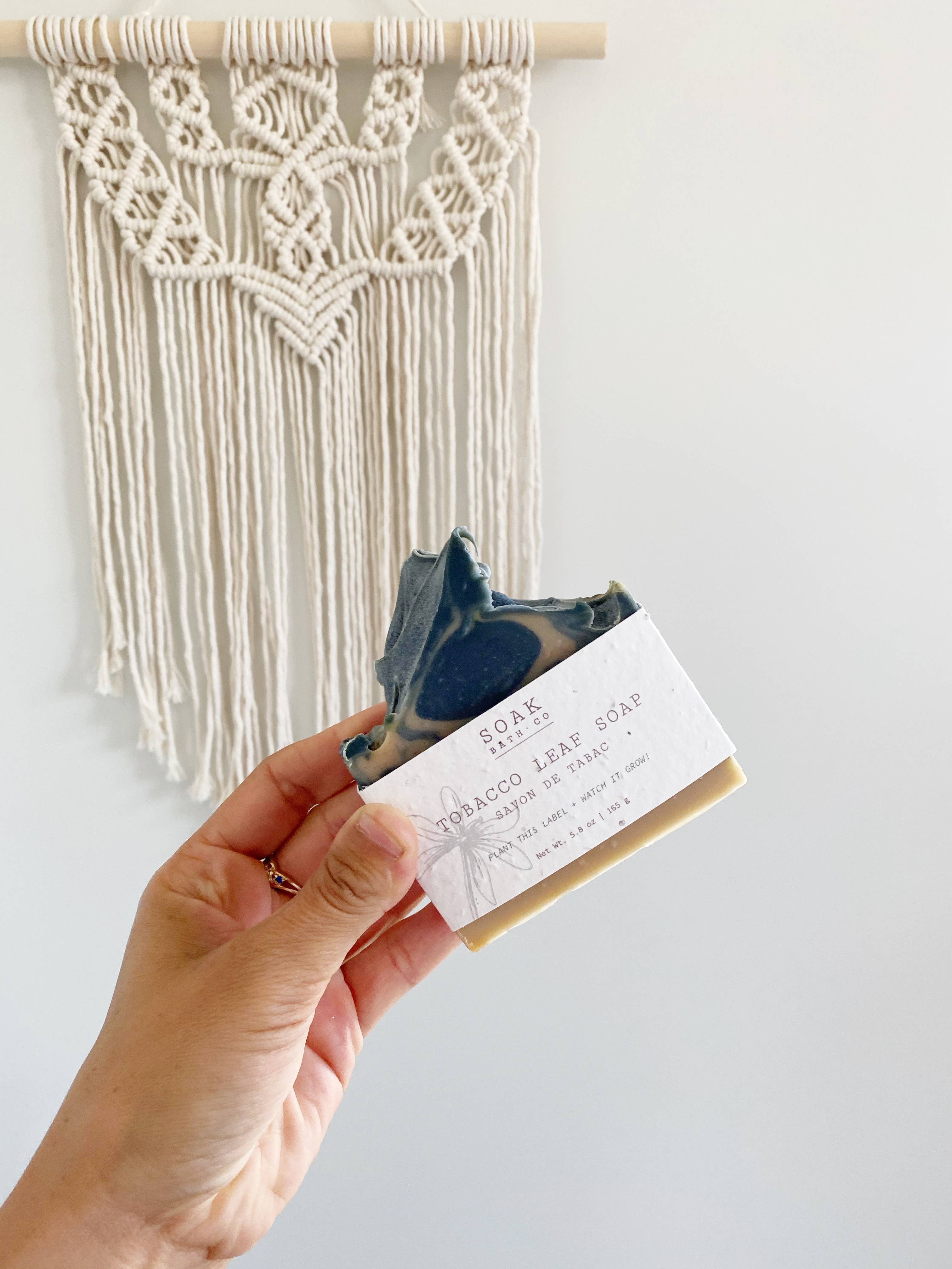 SOAK Bath Co: Soap Bar, Tobacco Leaf— Fall Collection