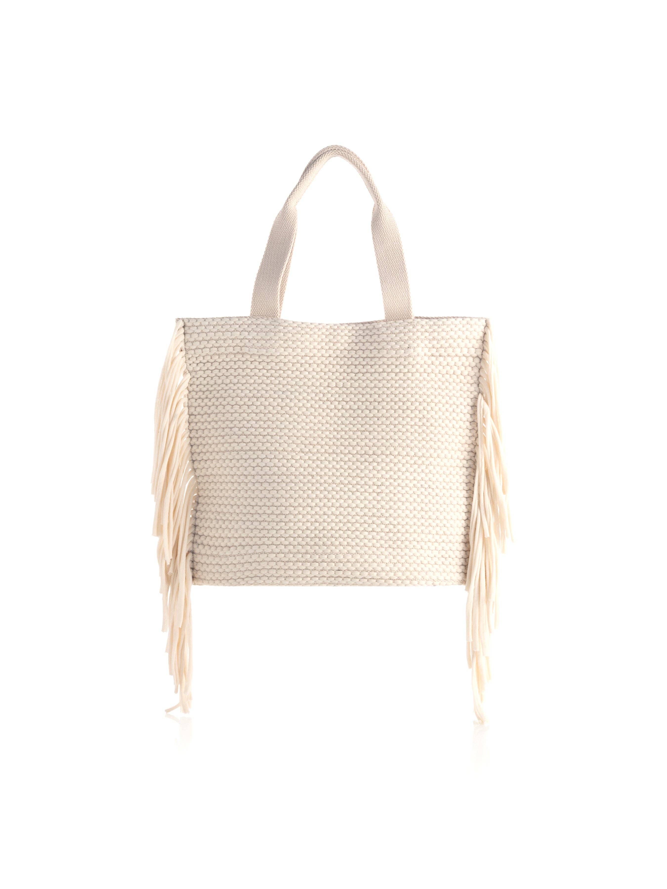 MAVIS TOTE,IVORY: Ivory