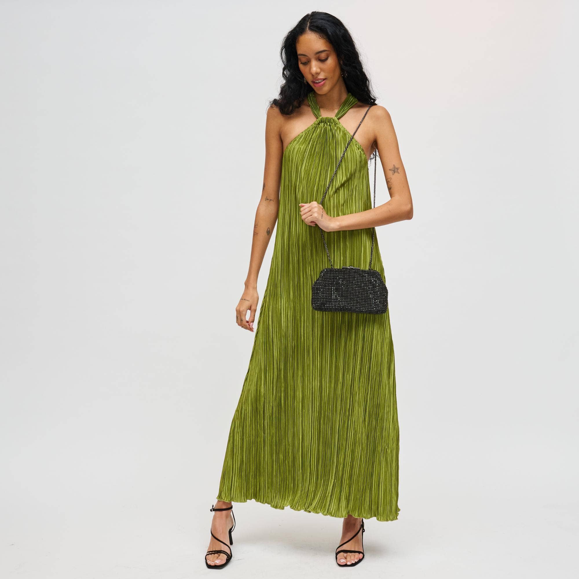 URBAN EXPRESSIONS Delfina Evening Bag in Black