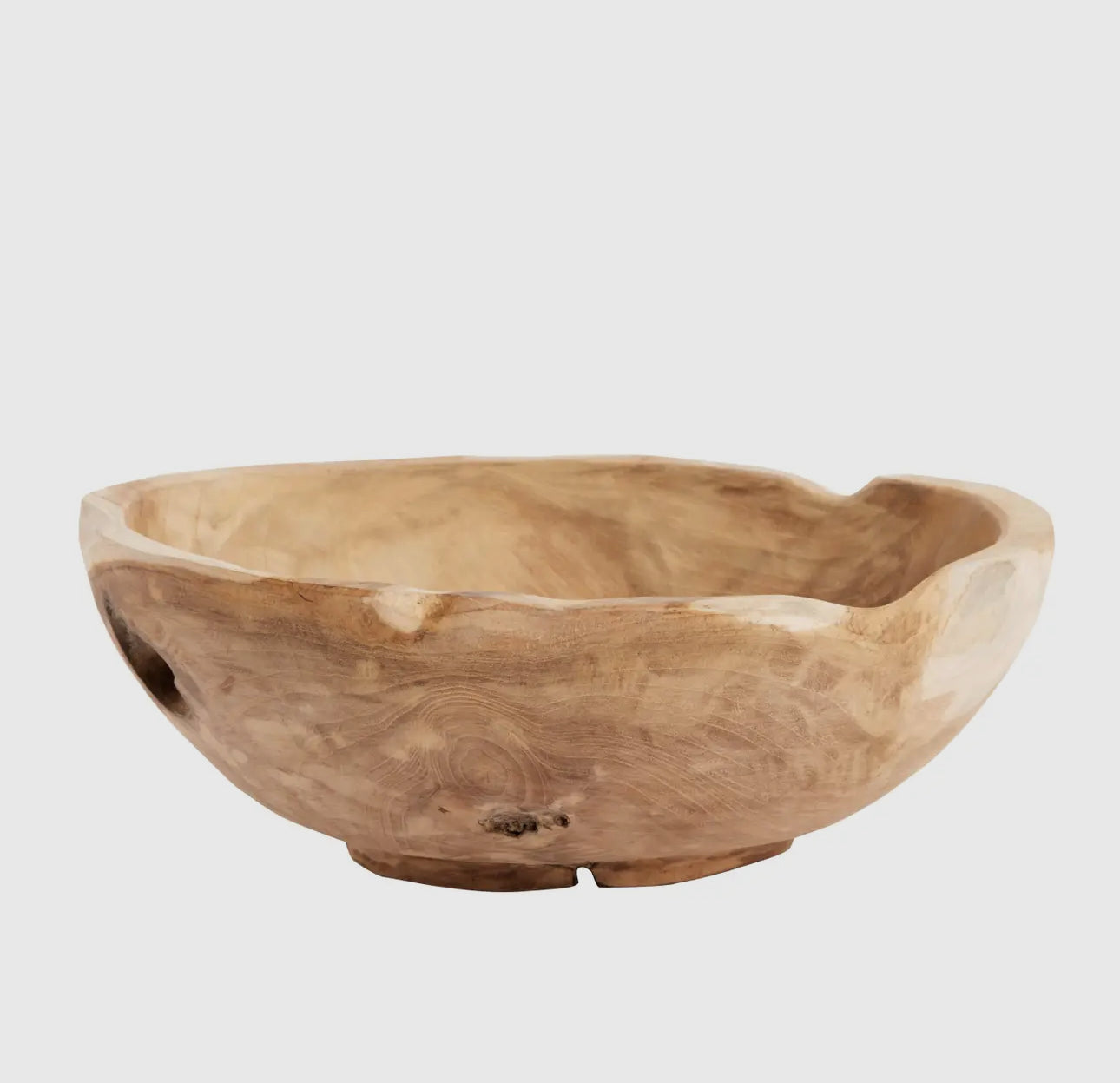 BIDK Teak Root Salad Bowl