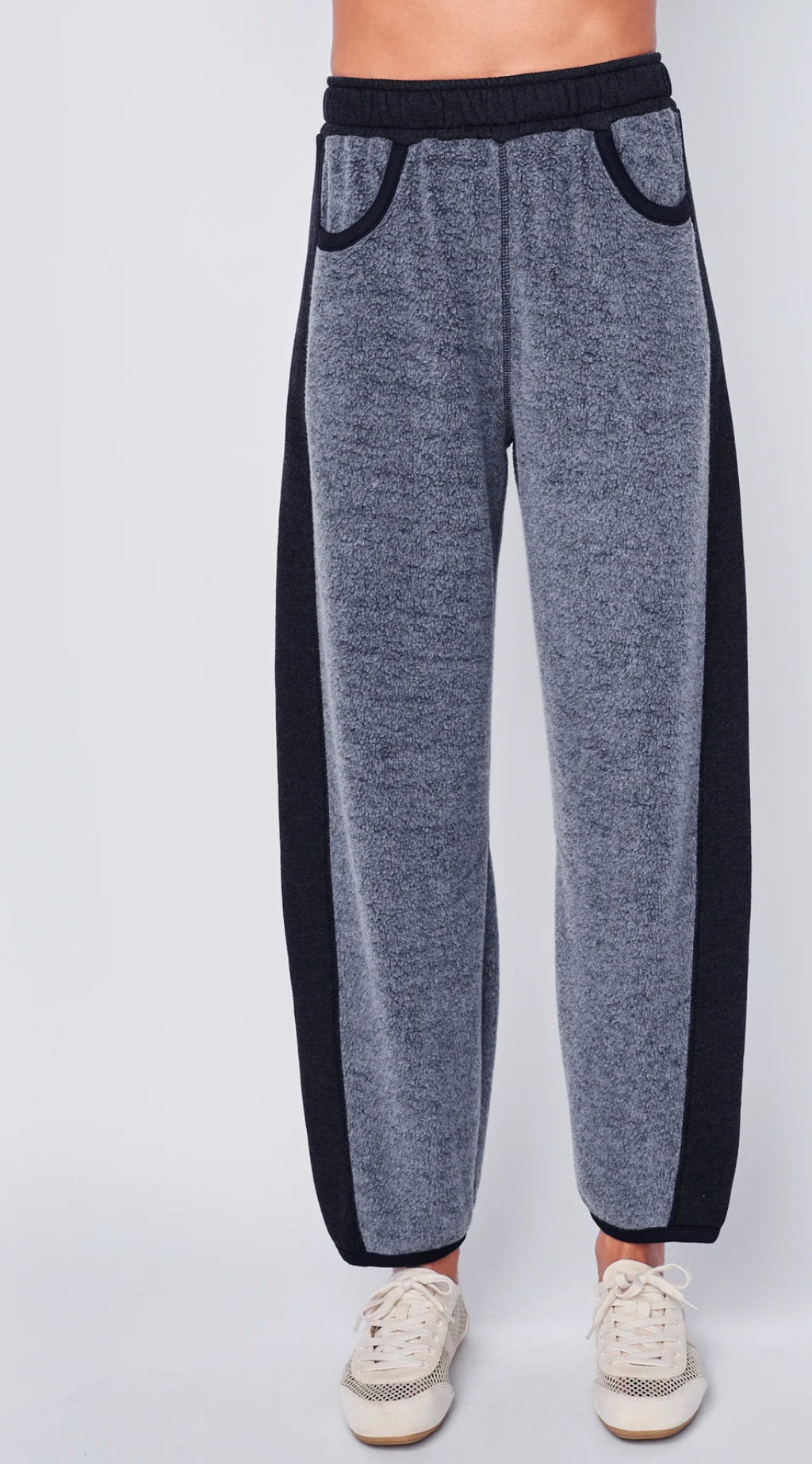 STATESIDE Plush Fleece Barrel Pant