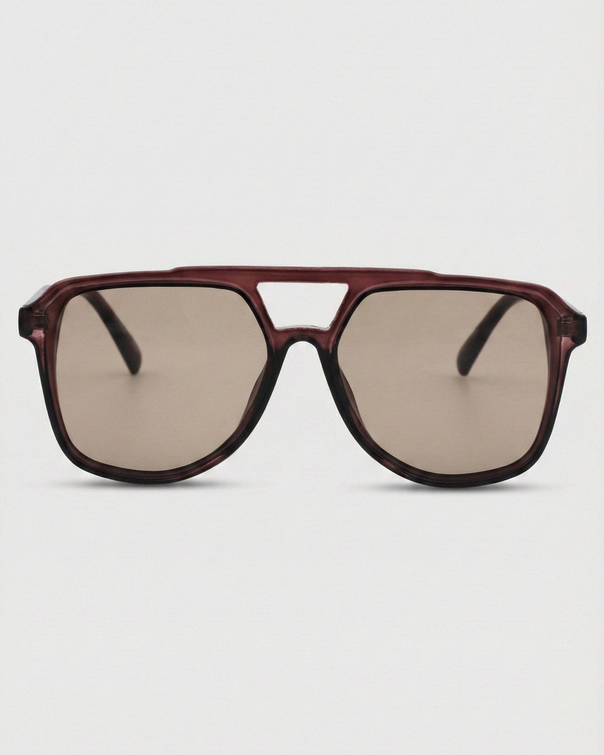FIFTH & NINTH Lagos Sunglasses: Maroon