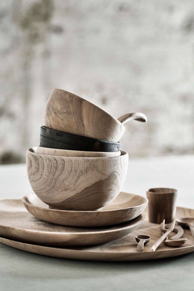 BIDK Bowl 15 Base - Natural: Brown / NEW TEAK