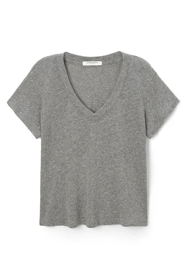 PERFECT WHITE TEE Hendrix Cotton Boxy V Neck Tee