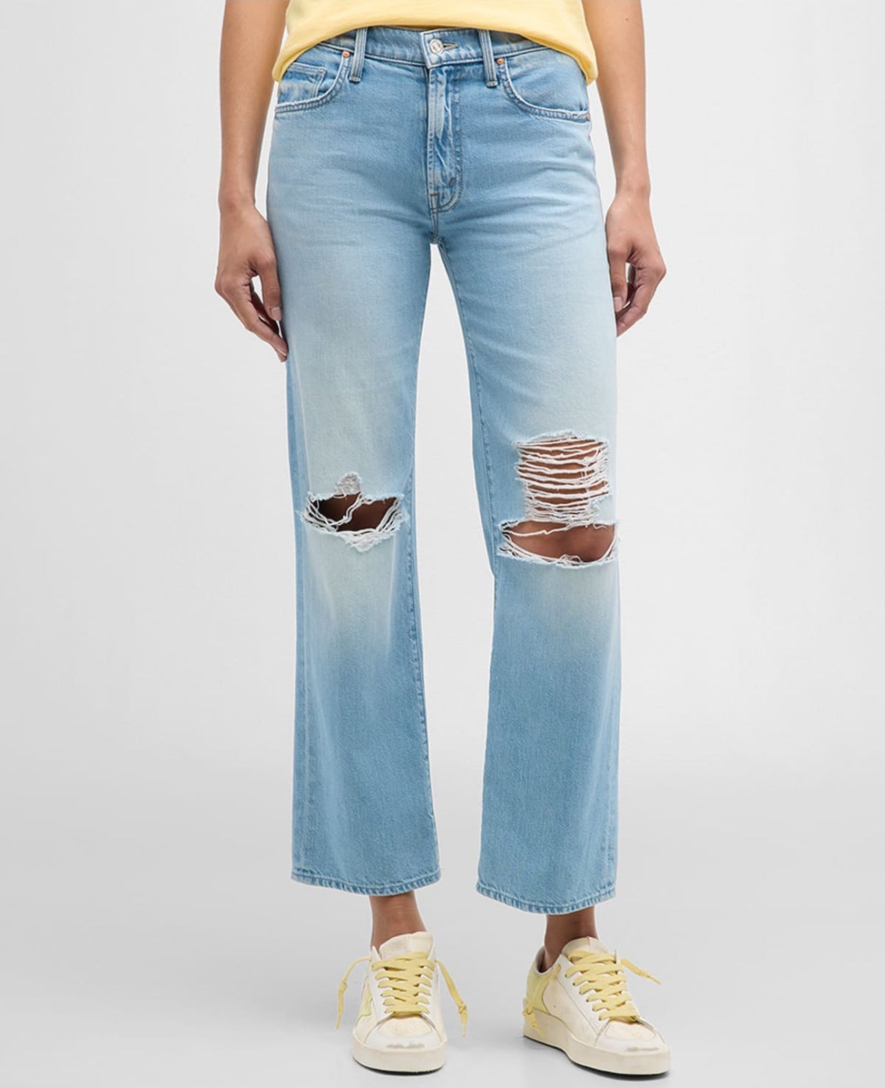 MOTHER Mid Rise Rambler Zip Flood