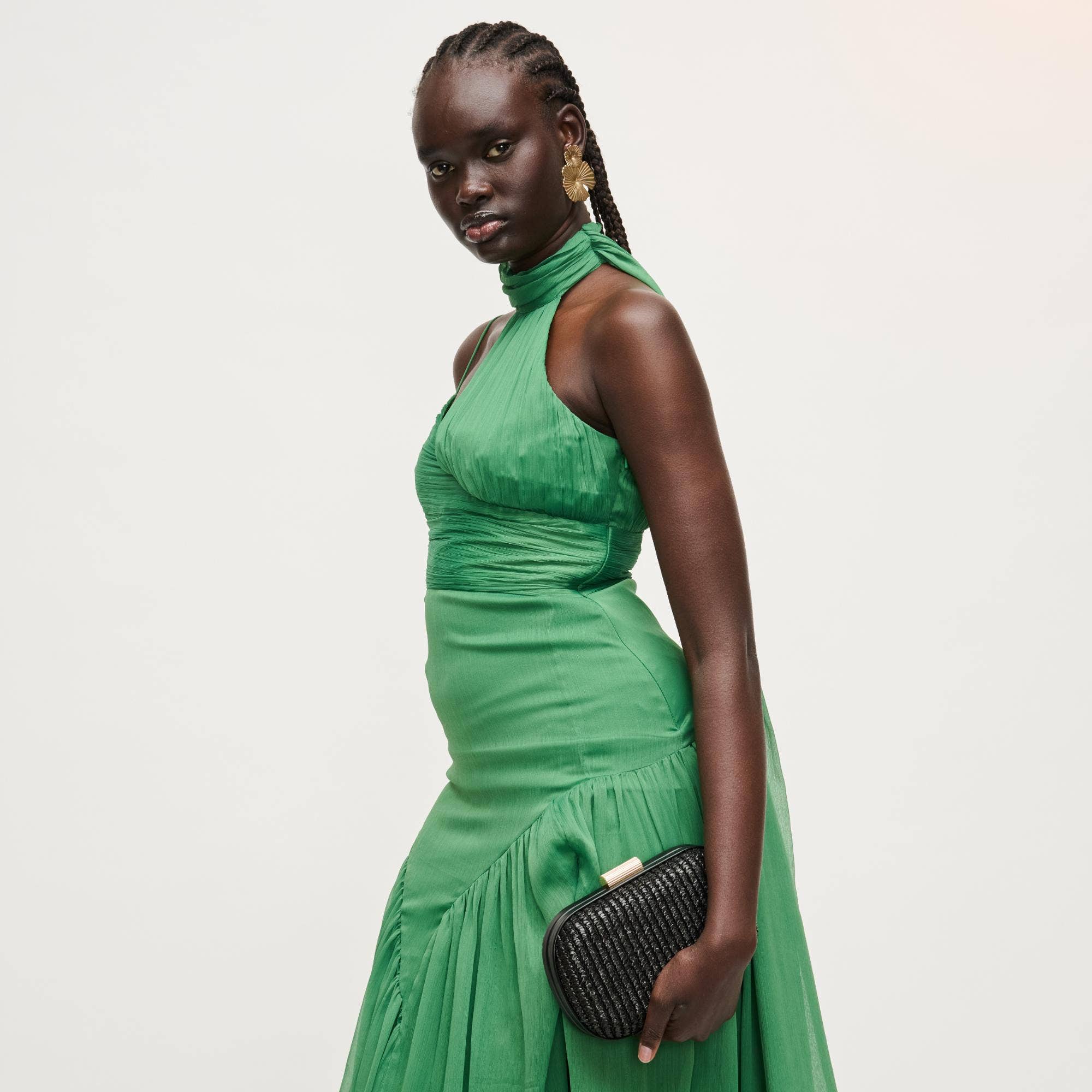 Alix Evening Bag: Ivory