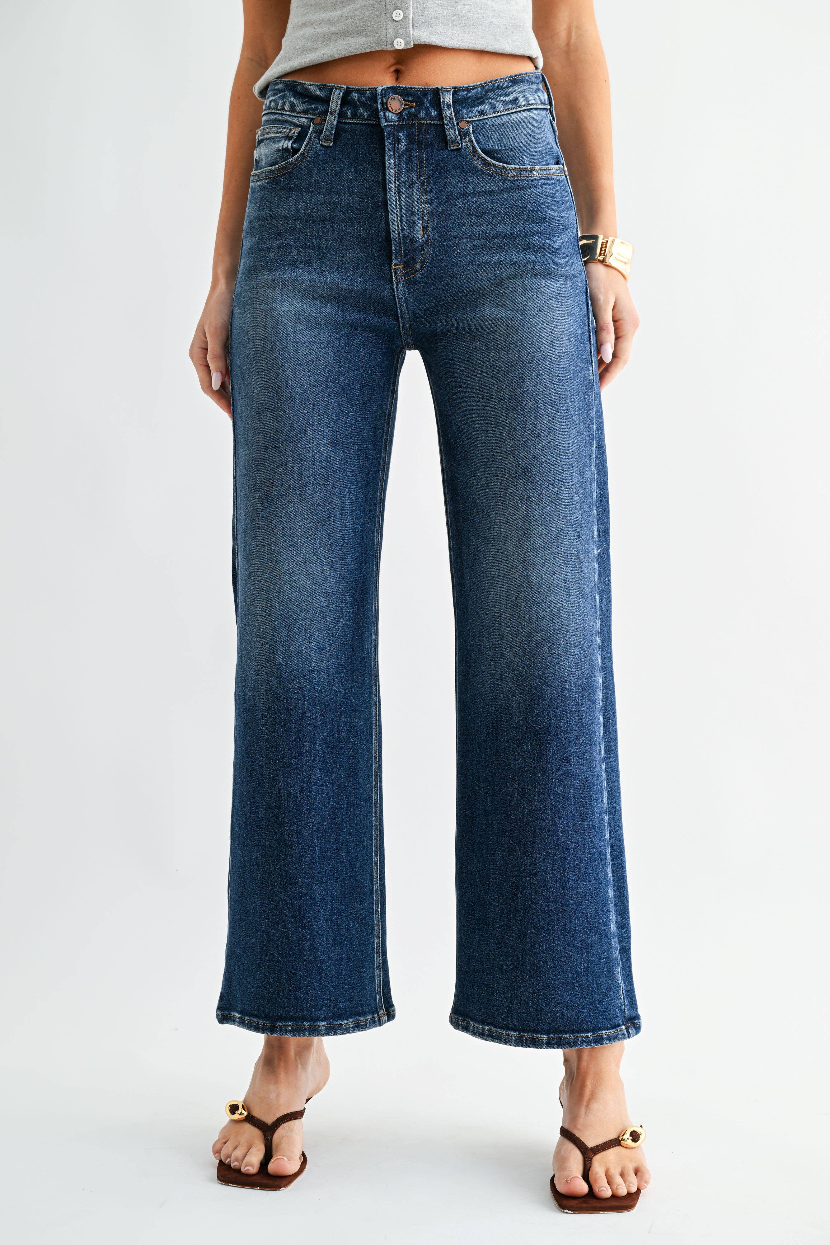 *PREORDER* JB COLLECTION High Rise Wide Leg