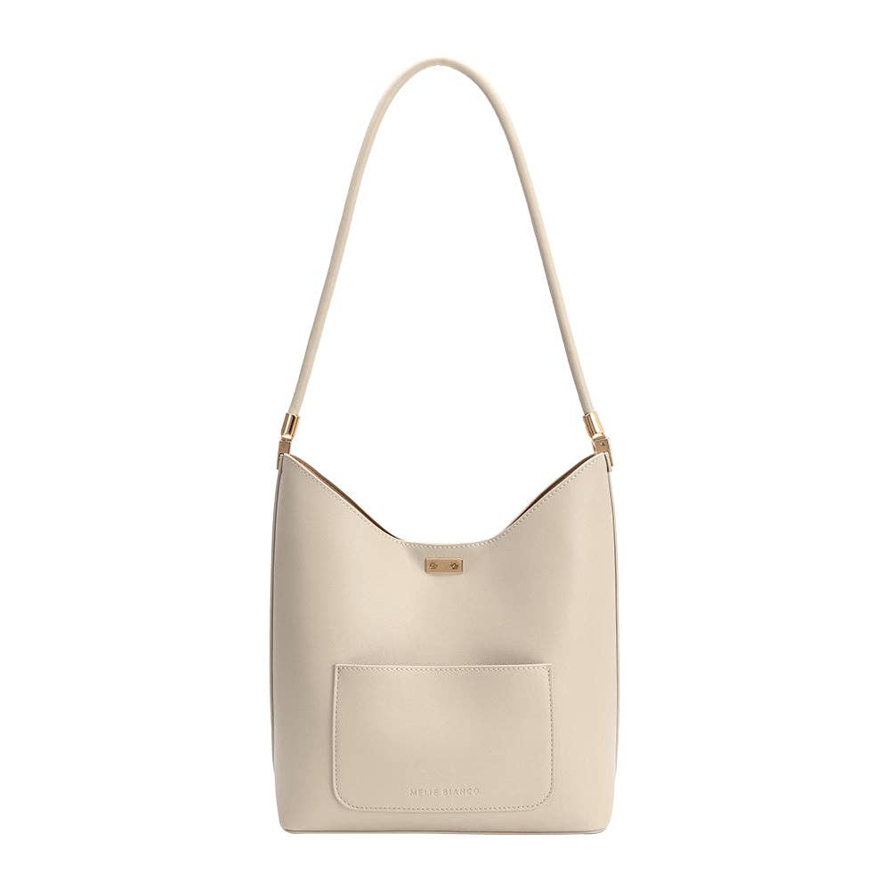 *PREORDER* MELIE BIANCO Billie Bone Recycled Vegan Leather Tote Bag